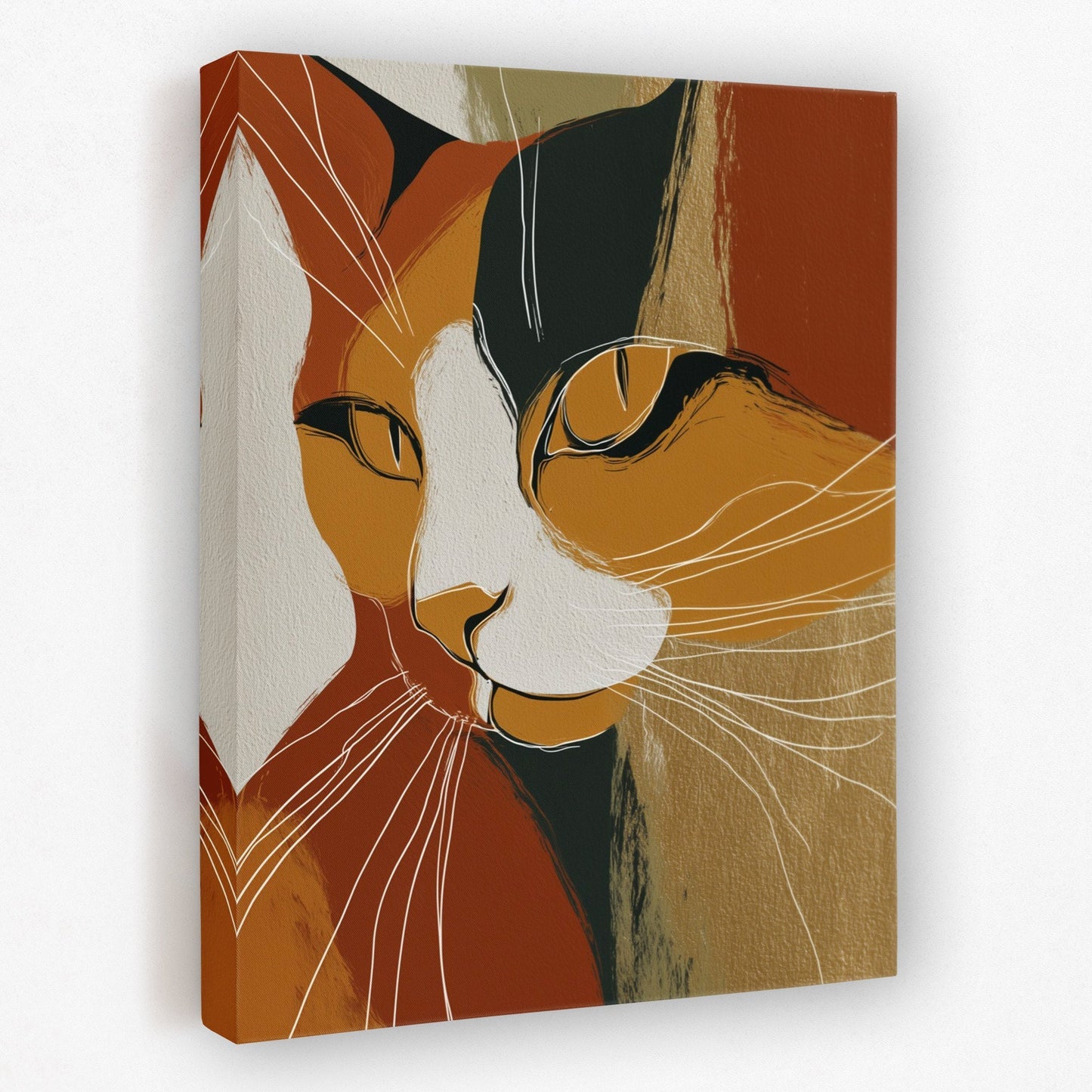 Cat's Autumn Fire - Luxury Wall Art