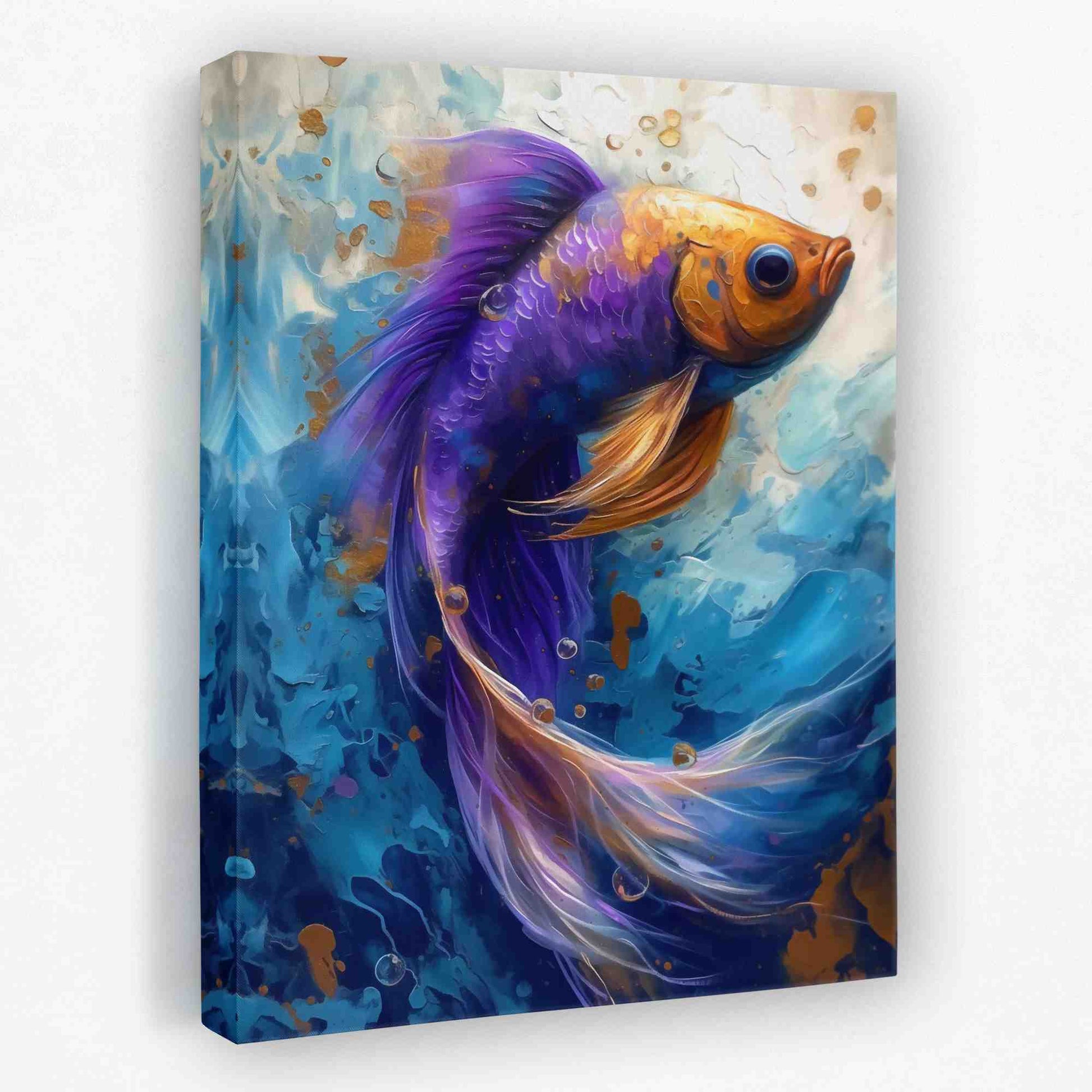 Celestial Dance - Aquatic Canvas Wall Art