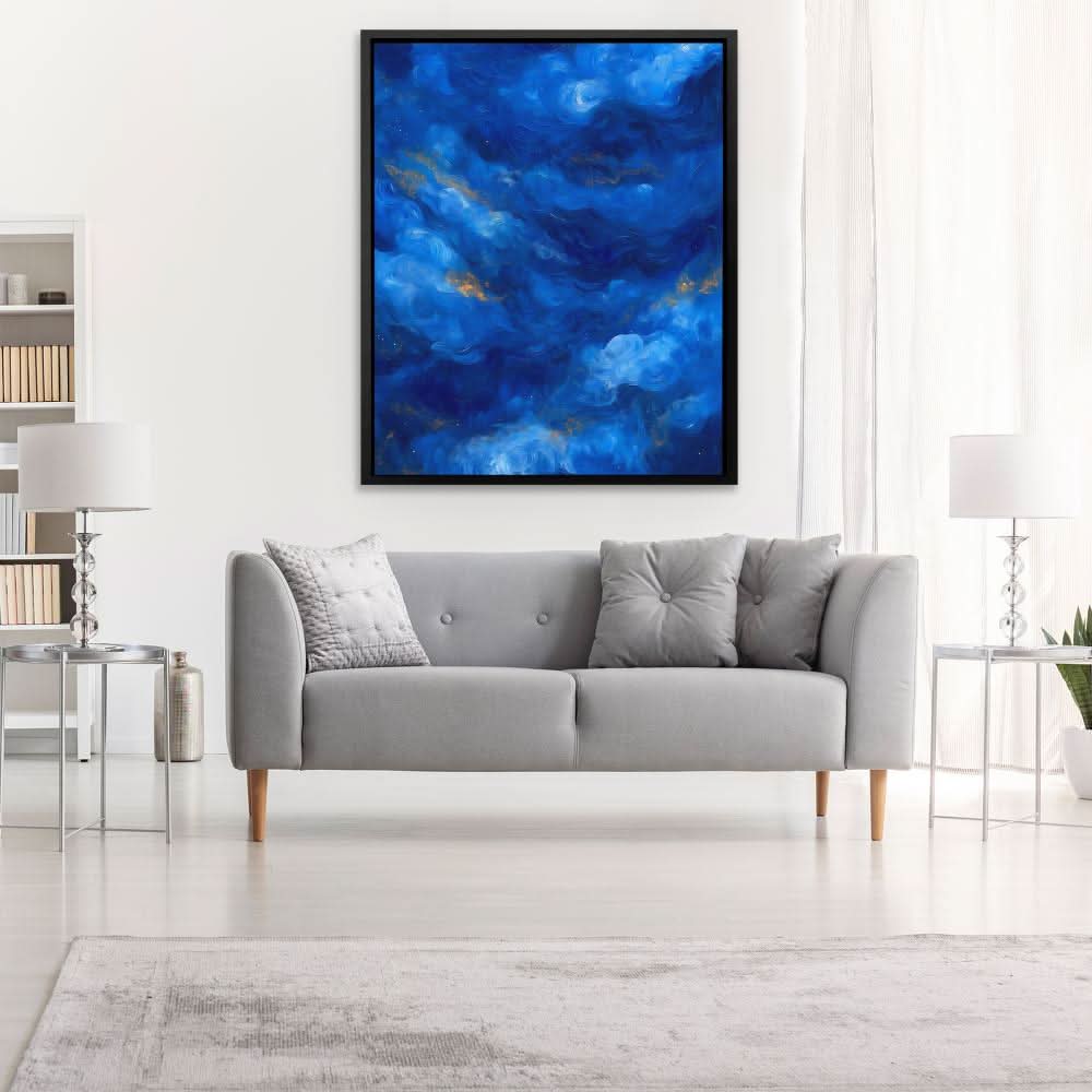 Celestial Drift - Large Abstract Canvas Print