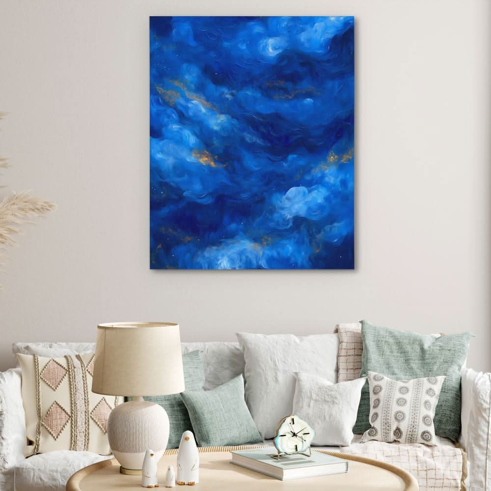 Celestial Drift - Dark Academia Art for Bedroom
