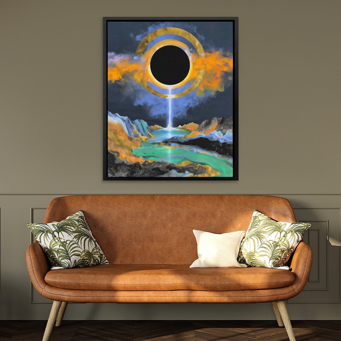 Celestial Eclipse Realm - Luxury Wall Art