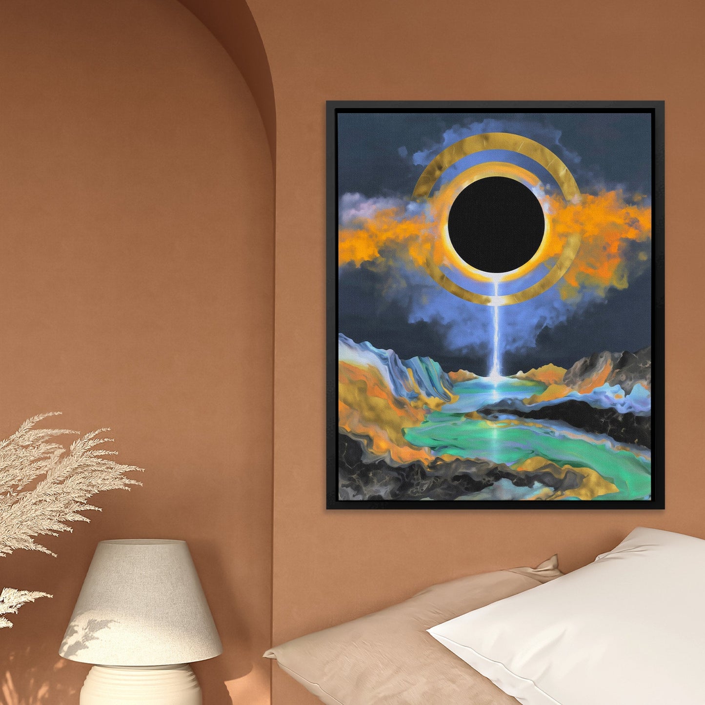 Celestial Eclipse Realm - Luxury Wall Art