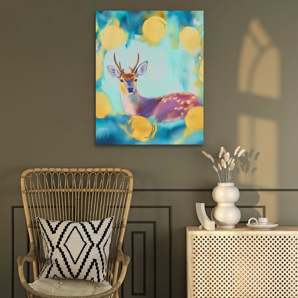 Celestial Rest - Wall Art in Black Frame