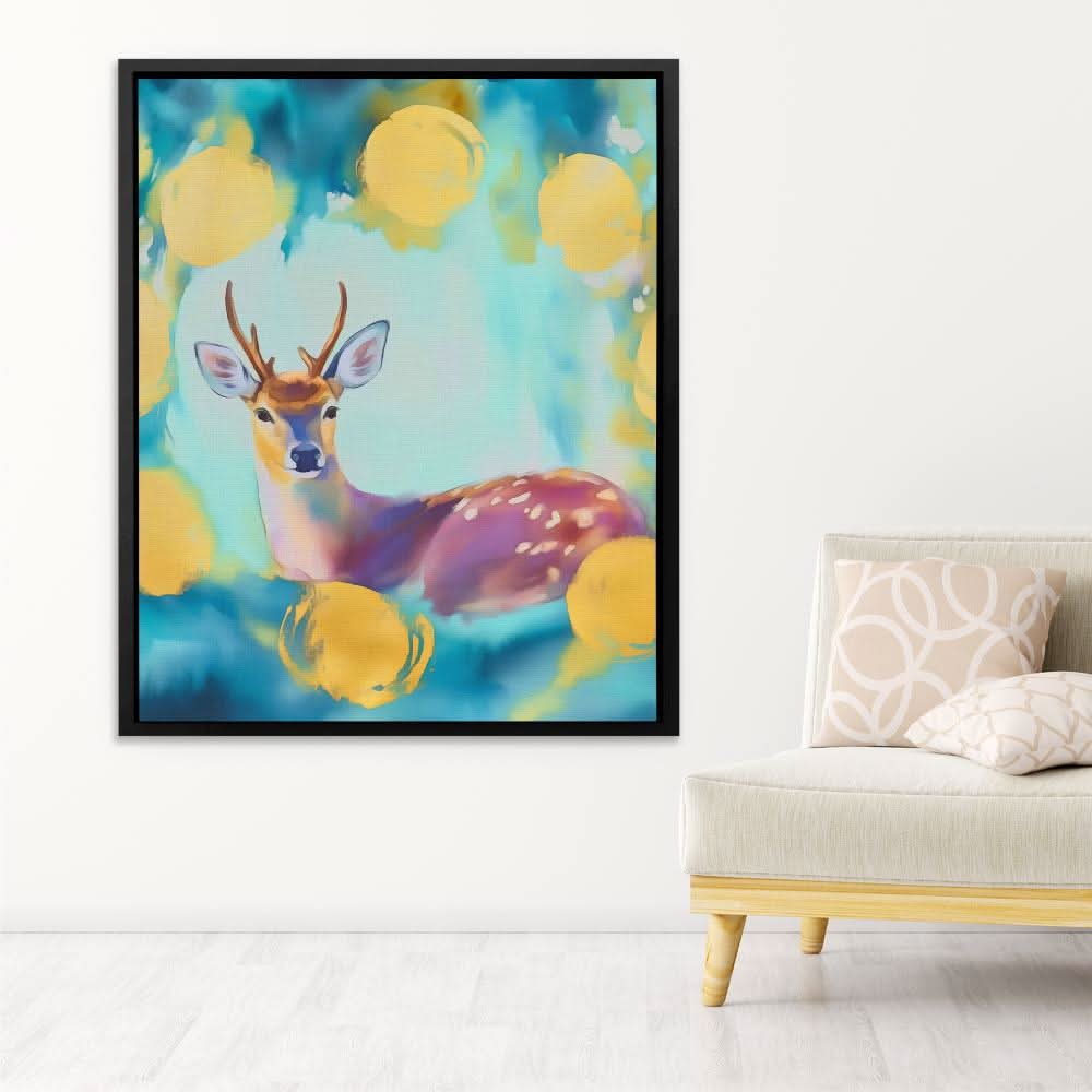 Celestial Rest - Blue Nature Canvas Print