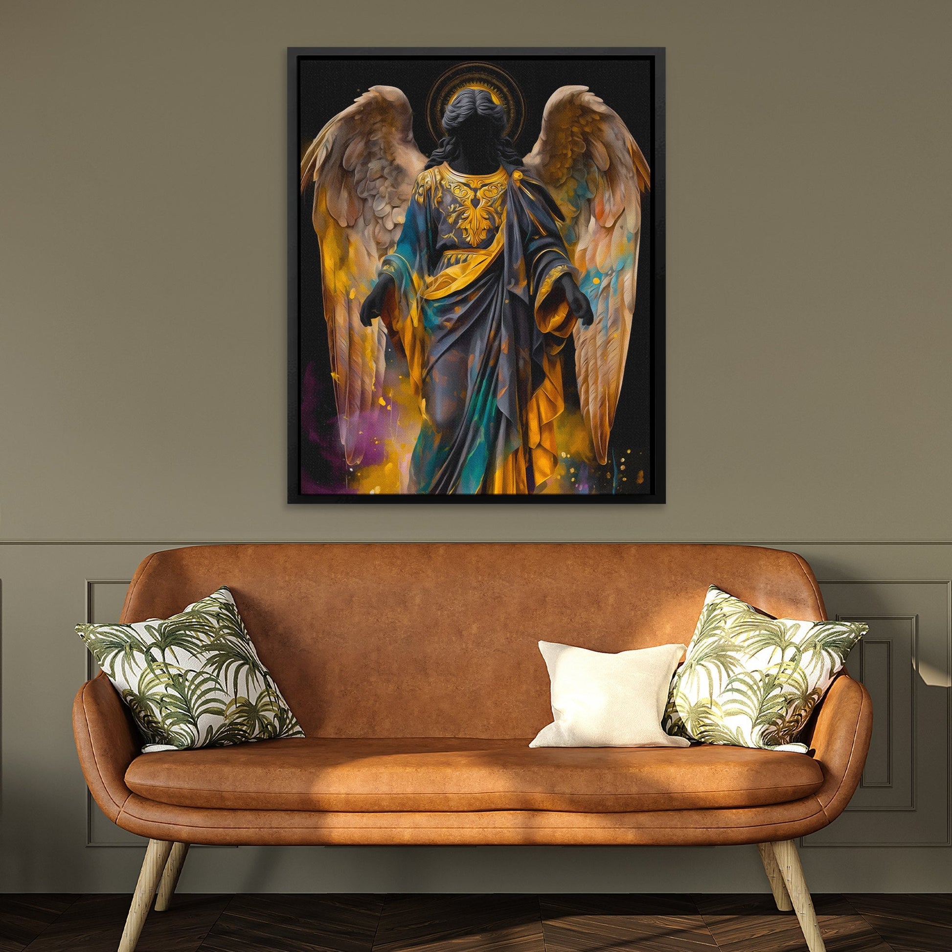 Celestial Wings Portrait - Luxury Wall Art