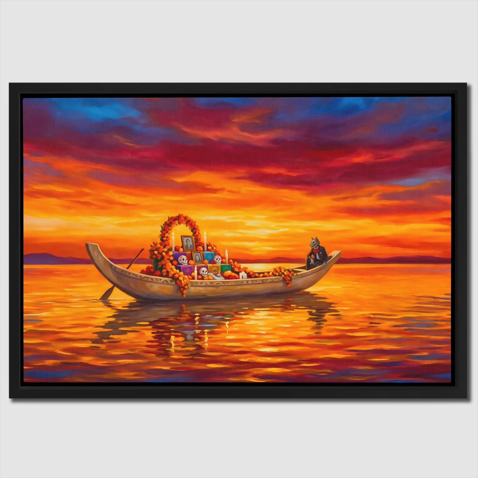 Ceremonial Boat Sunset