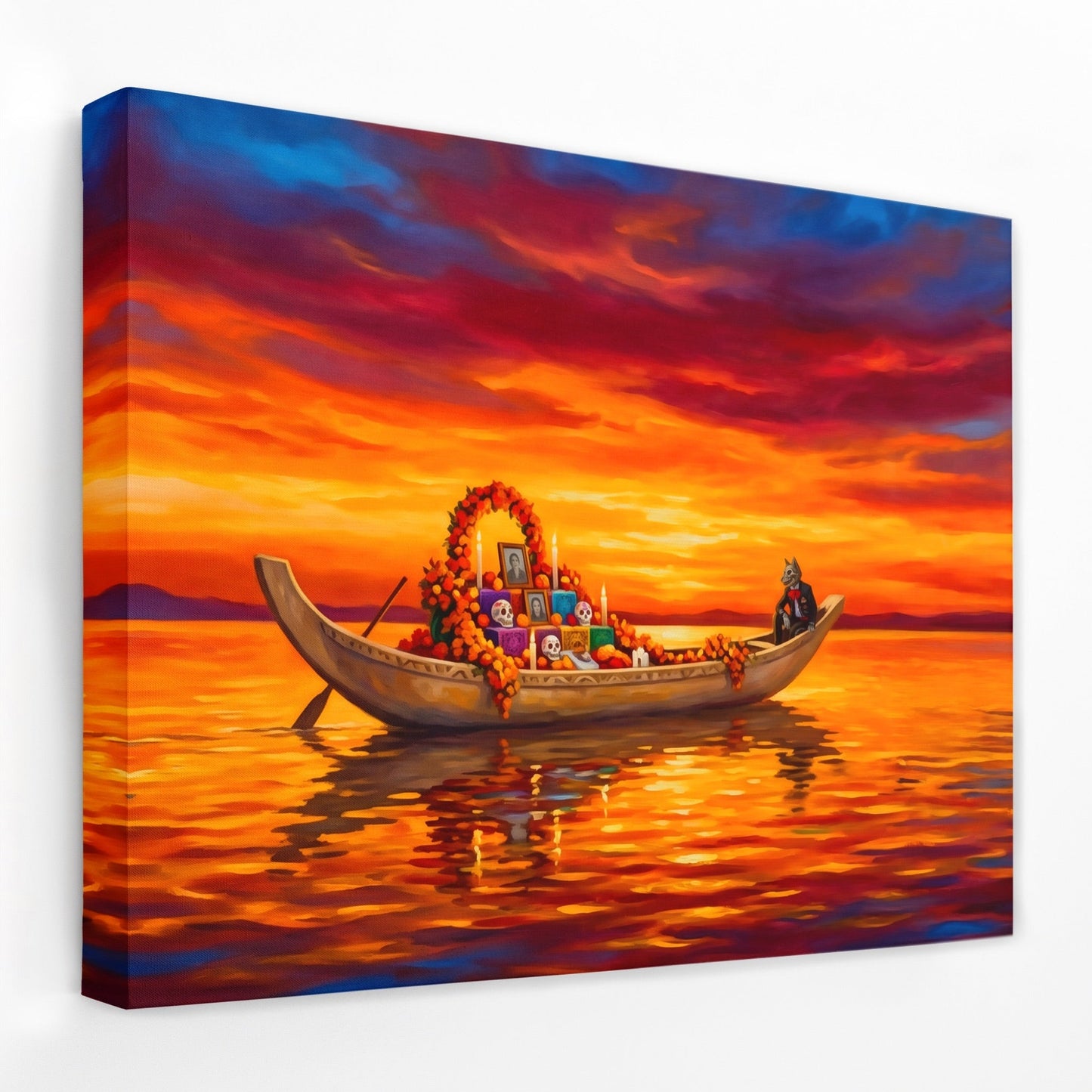 Ceremonial Boat Sunset
