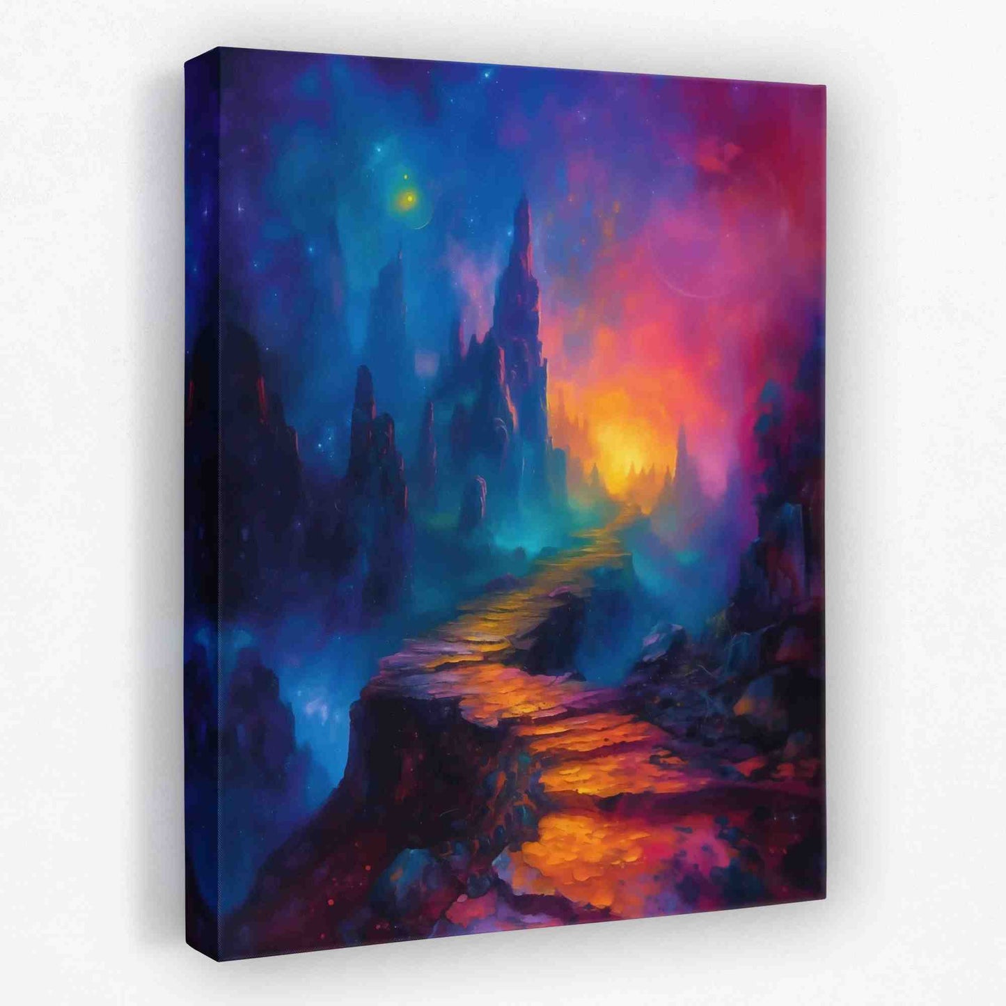 Chaotic Cosmos - Celestial Canvas Wall Art