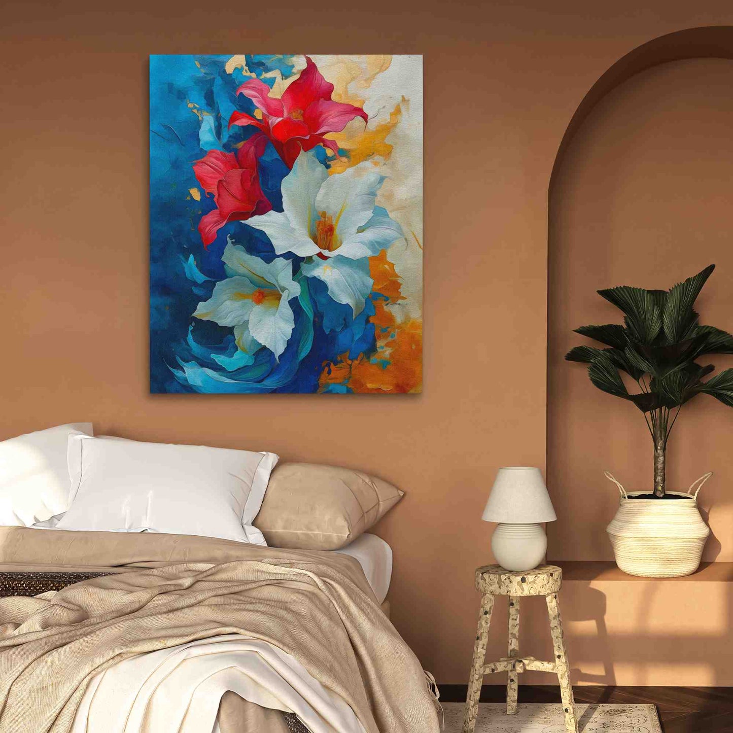 Chaotic Harmony - Wall Art in Black Frame