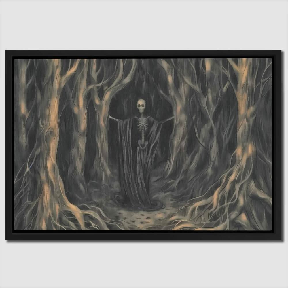 Chaotic Shadow - Black and White Art