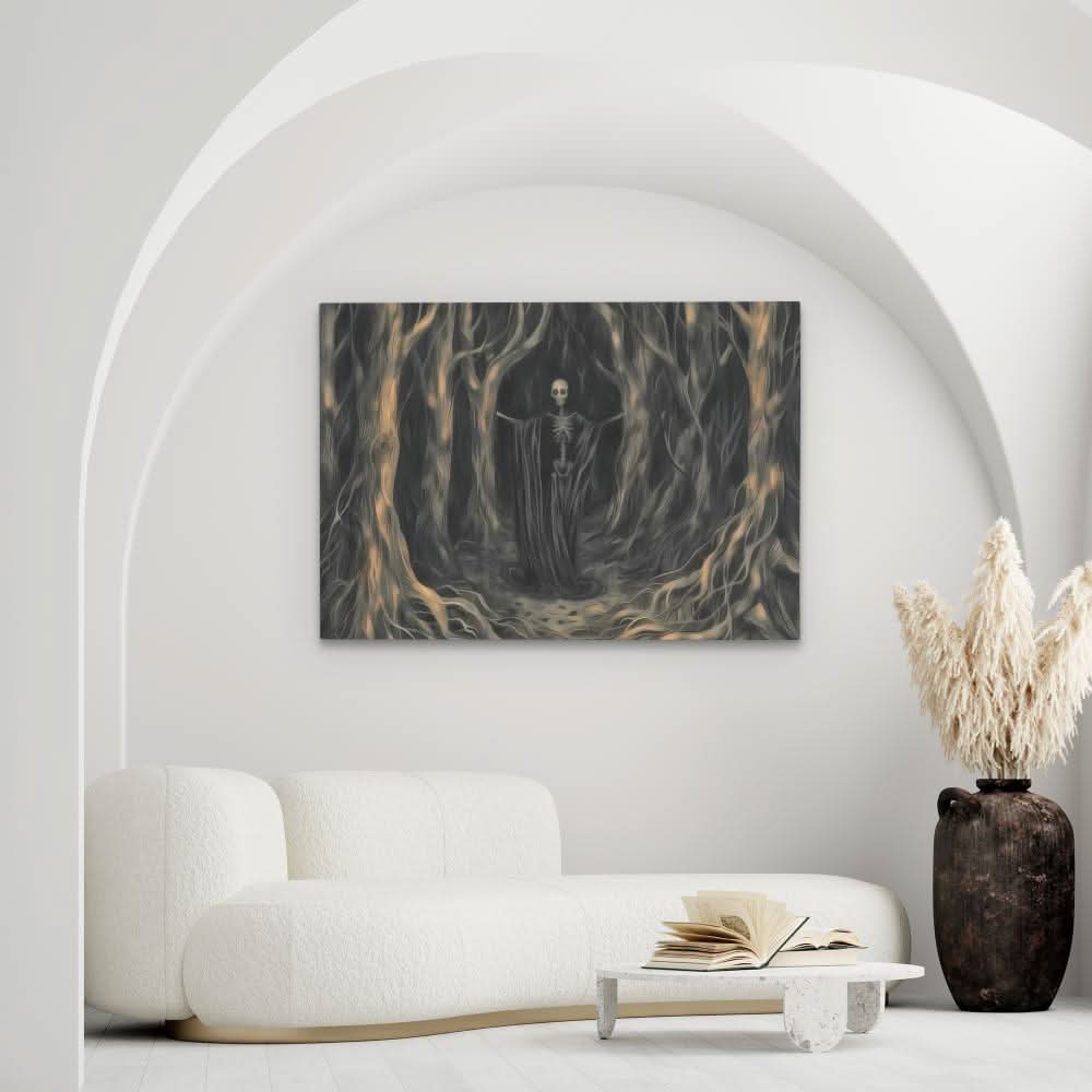 Chaotic Shadow - Gothic Canvas Wall Art