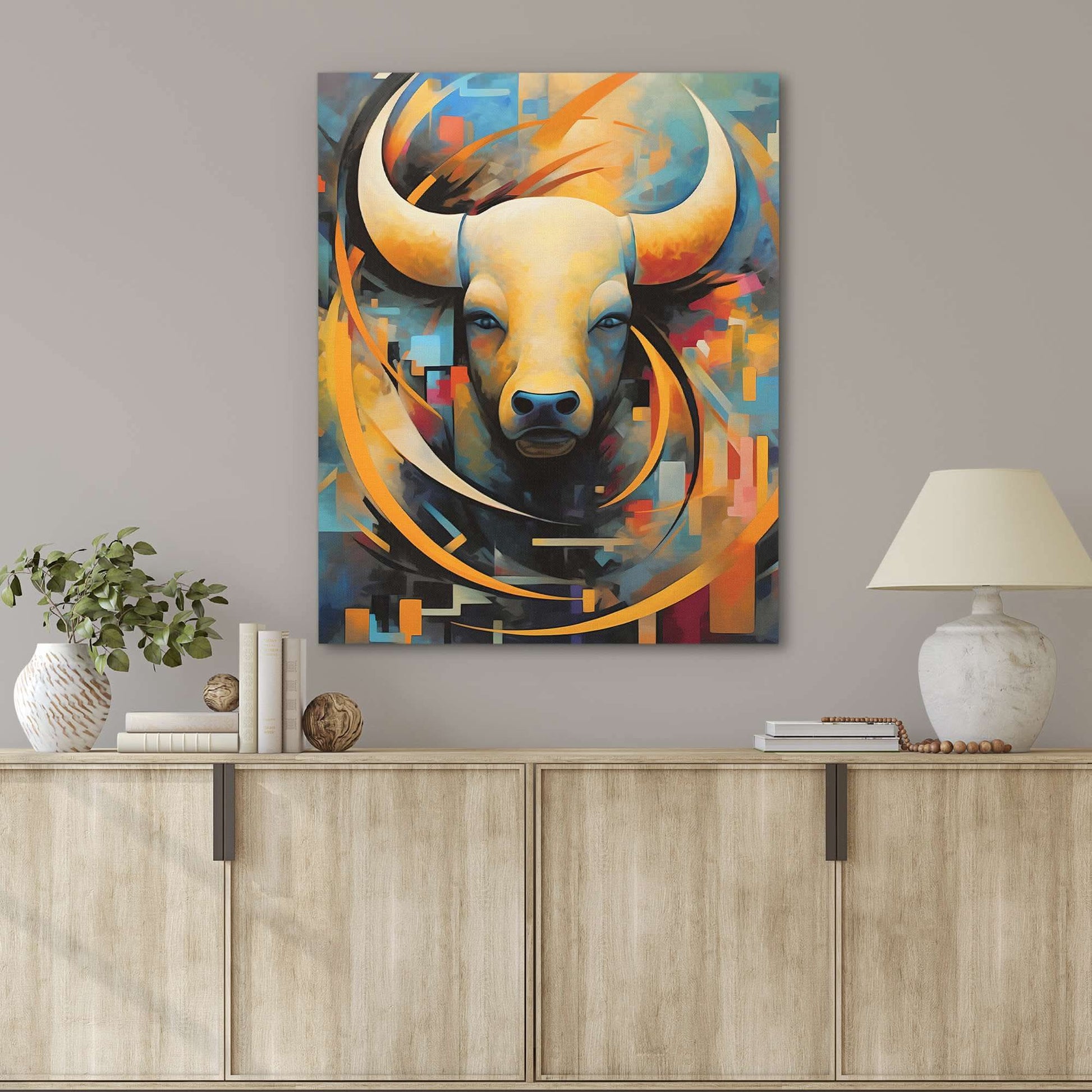 Charging Colors - Framed Art Print