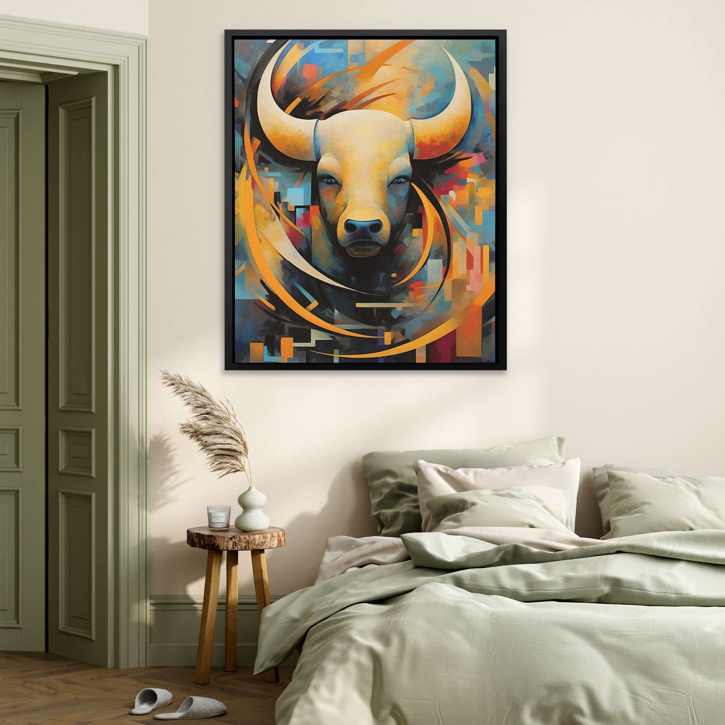 Charging Colors - Large Abstract Canvas Print
