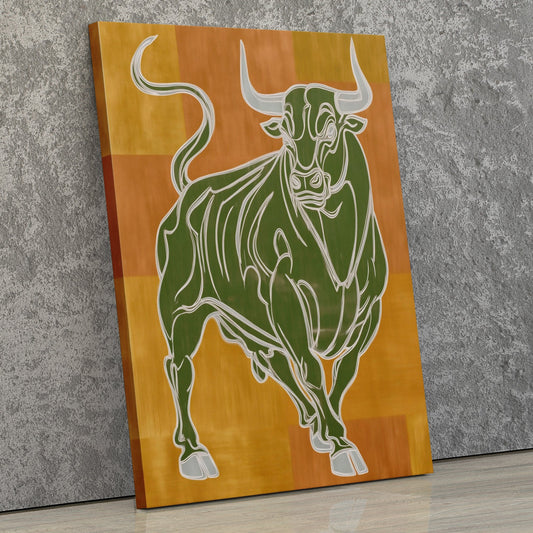 Charging Emerald Force - Luxury Wall Art