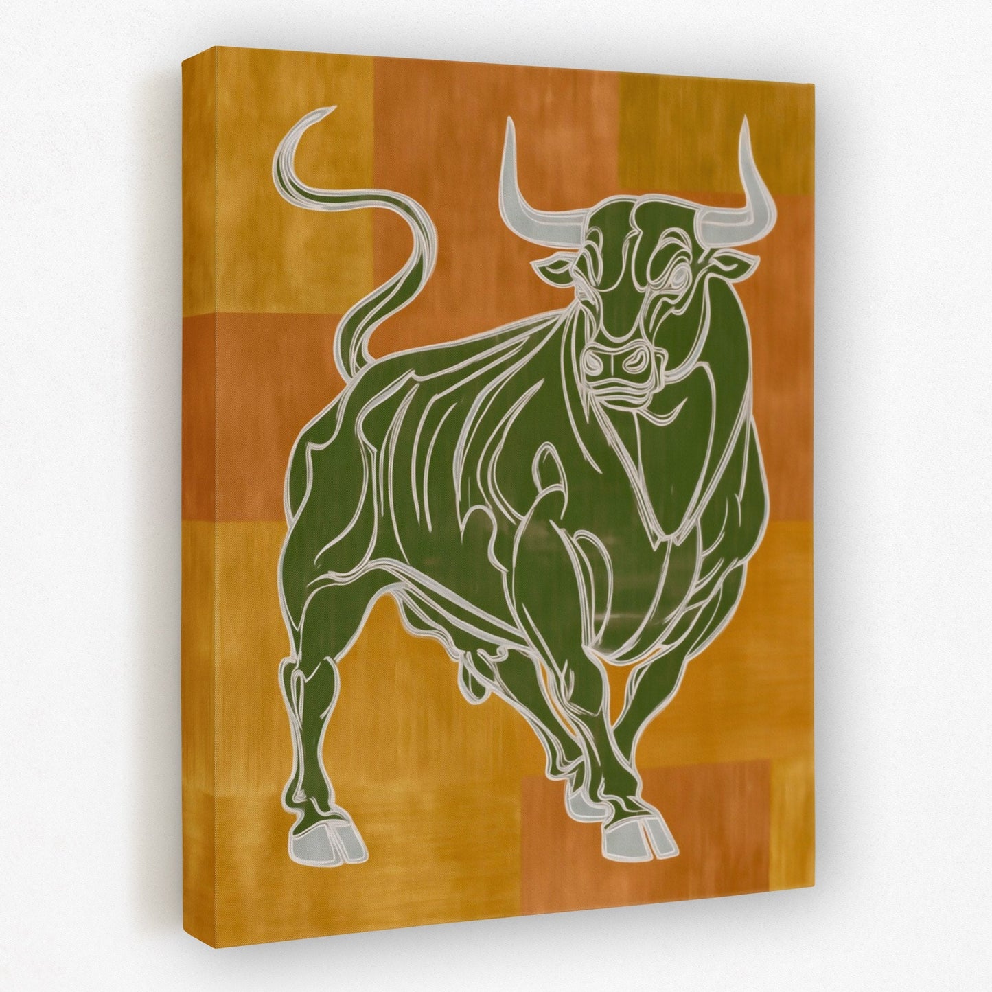Charging Emerald Force - Luxury Wall Art