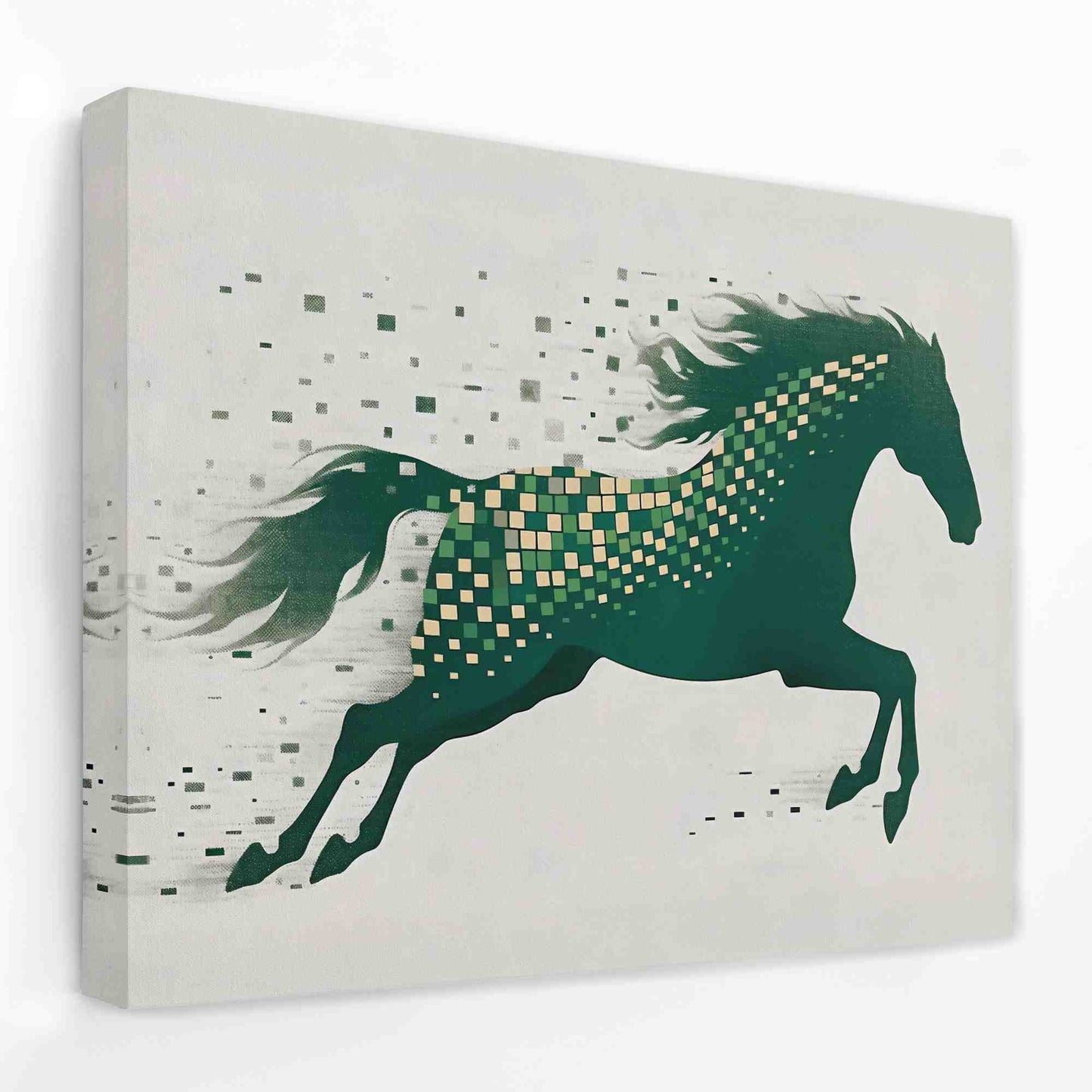 Charging Steed - Animals Canvas Wall Art