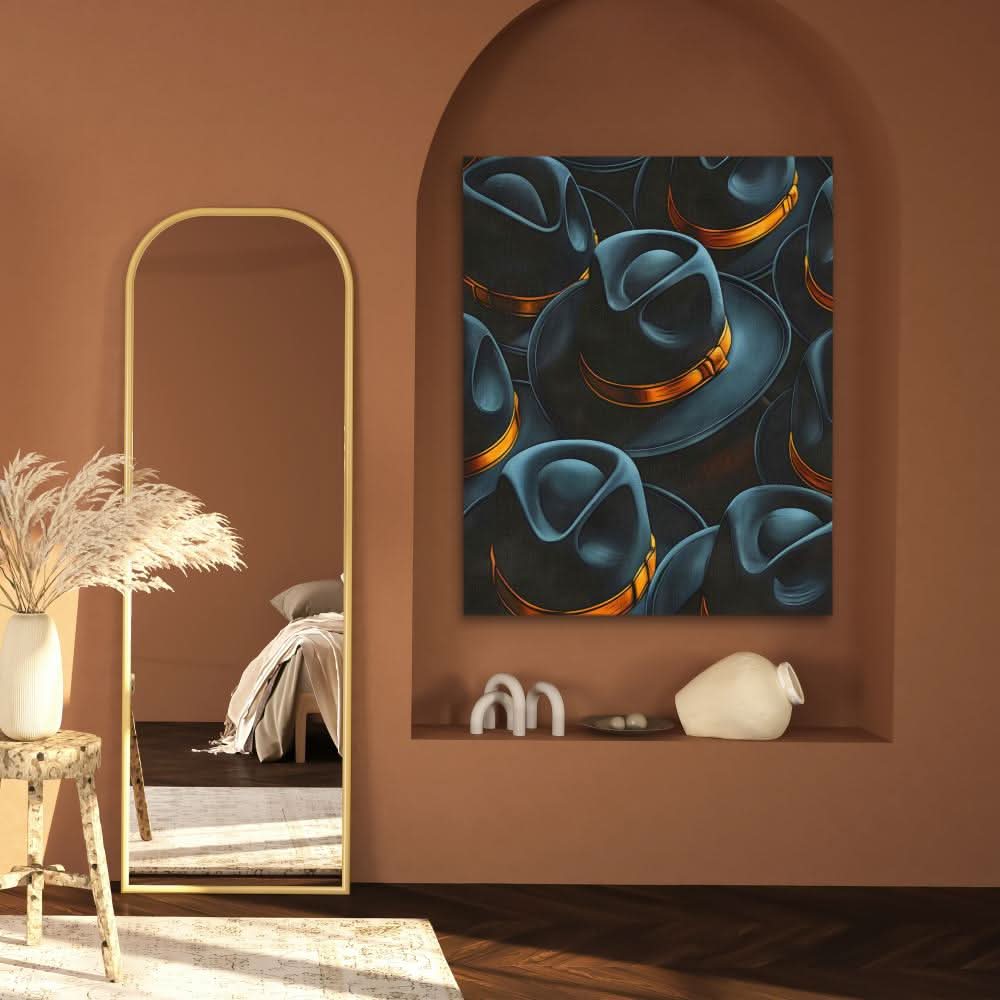 Charming Headwear - Large Contemporary Canvas Print