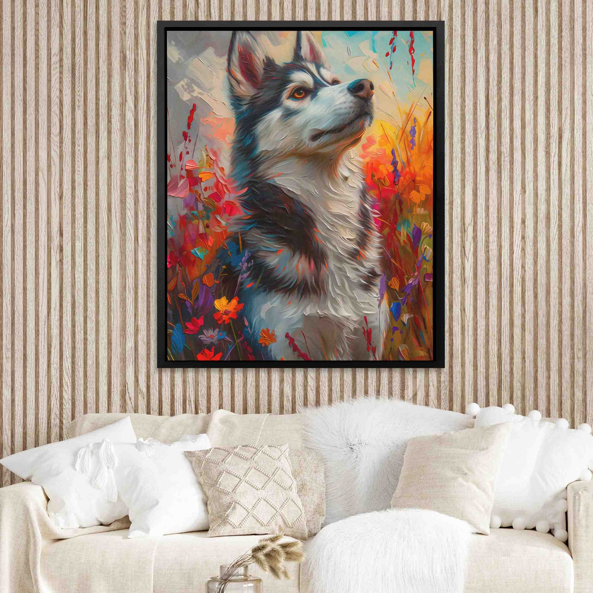 Charming Husky - Dog Art