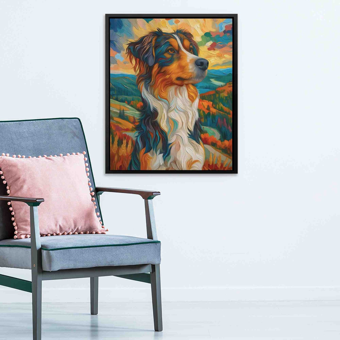 Charming Shepherd - Large Canvas Print