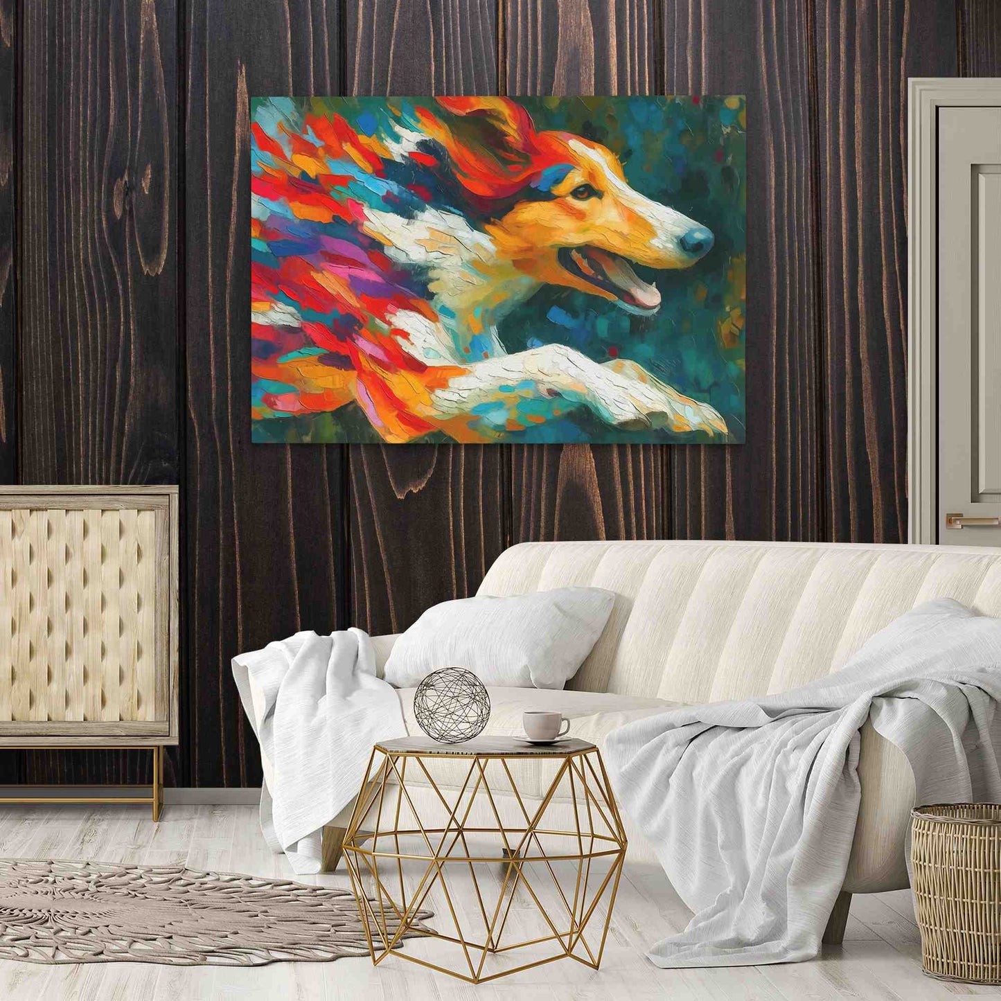 Chasing Happiness - Large Abstract Canvas Print