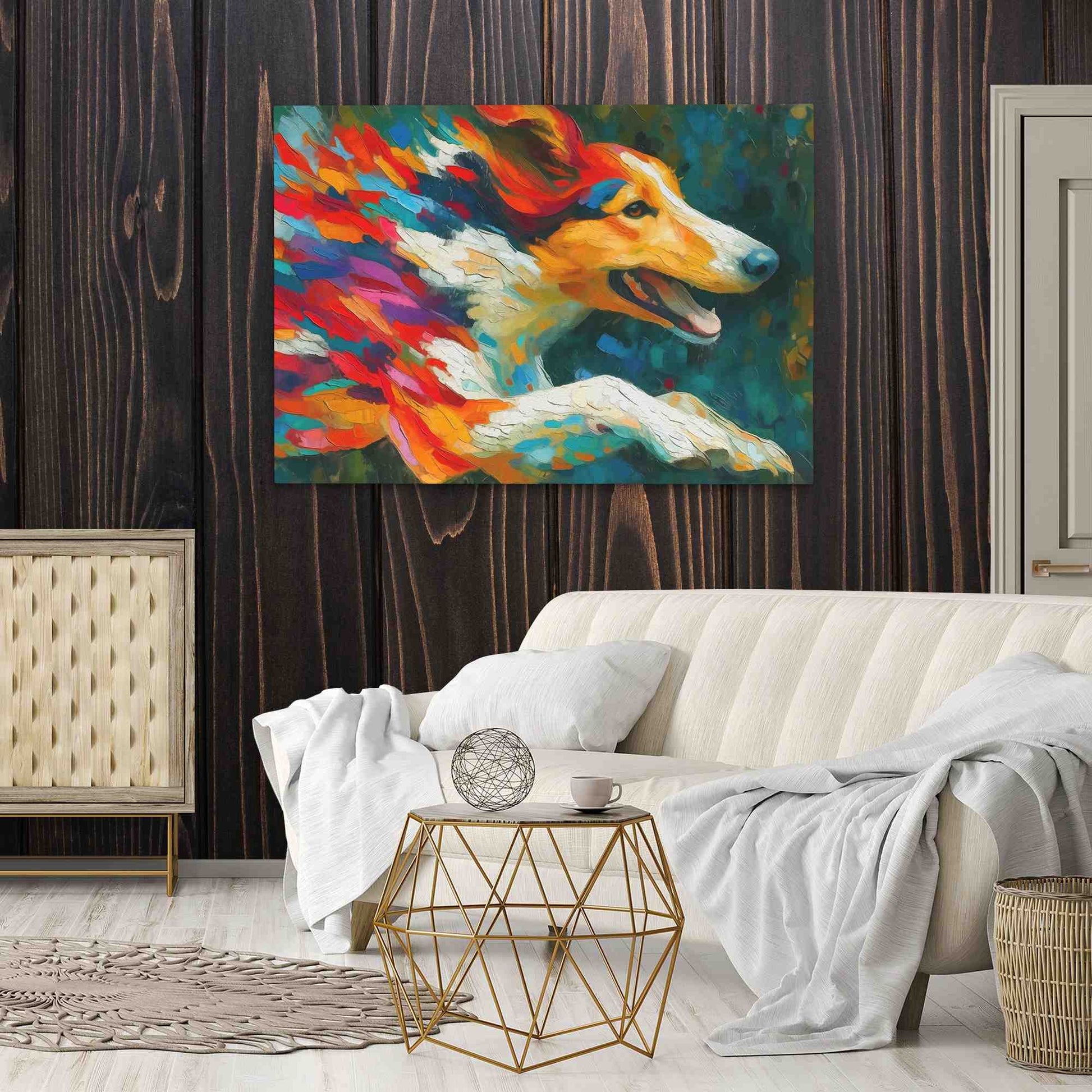 Chasing Happiness - Large Abstract Canvas Print