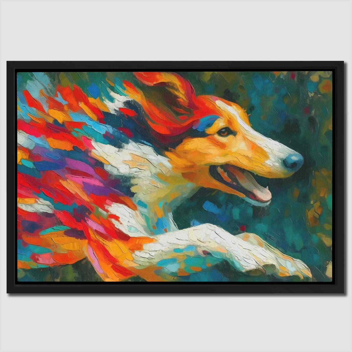 Chasing Happiness - Green Wall Art