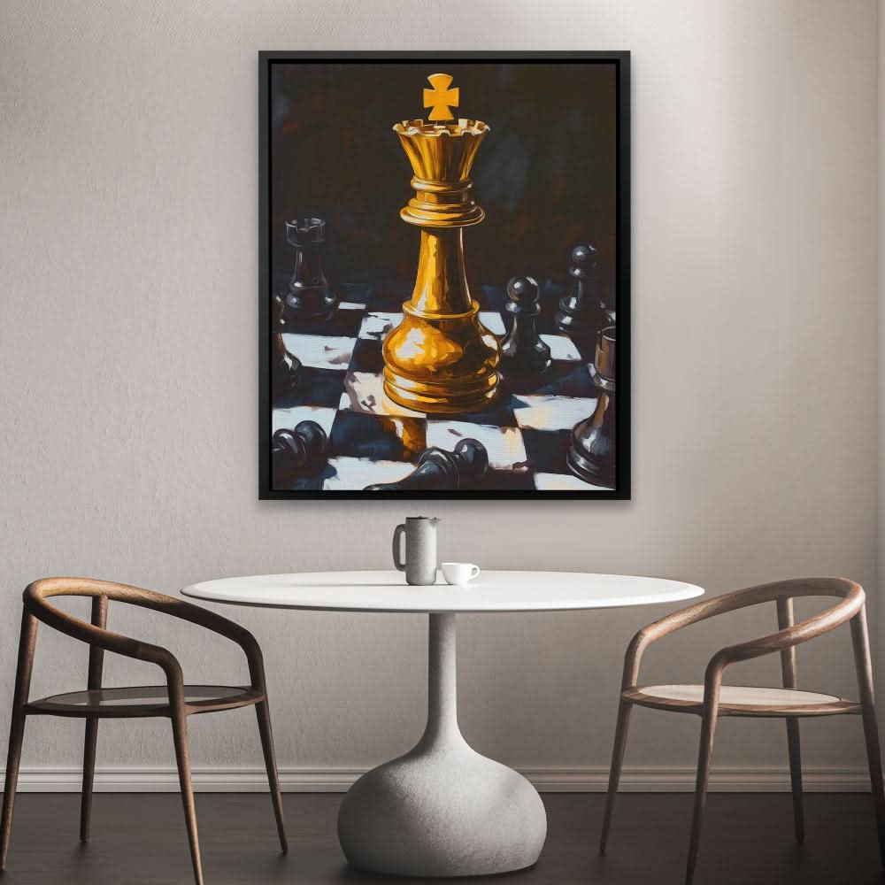 Checkmate Board - Large Canvas Print