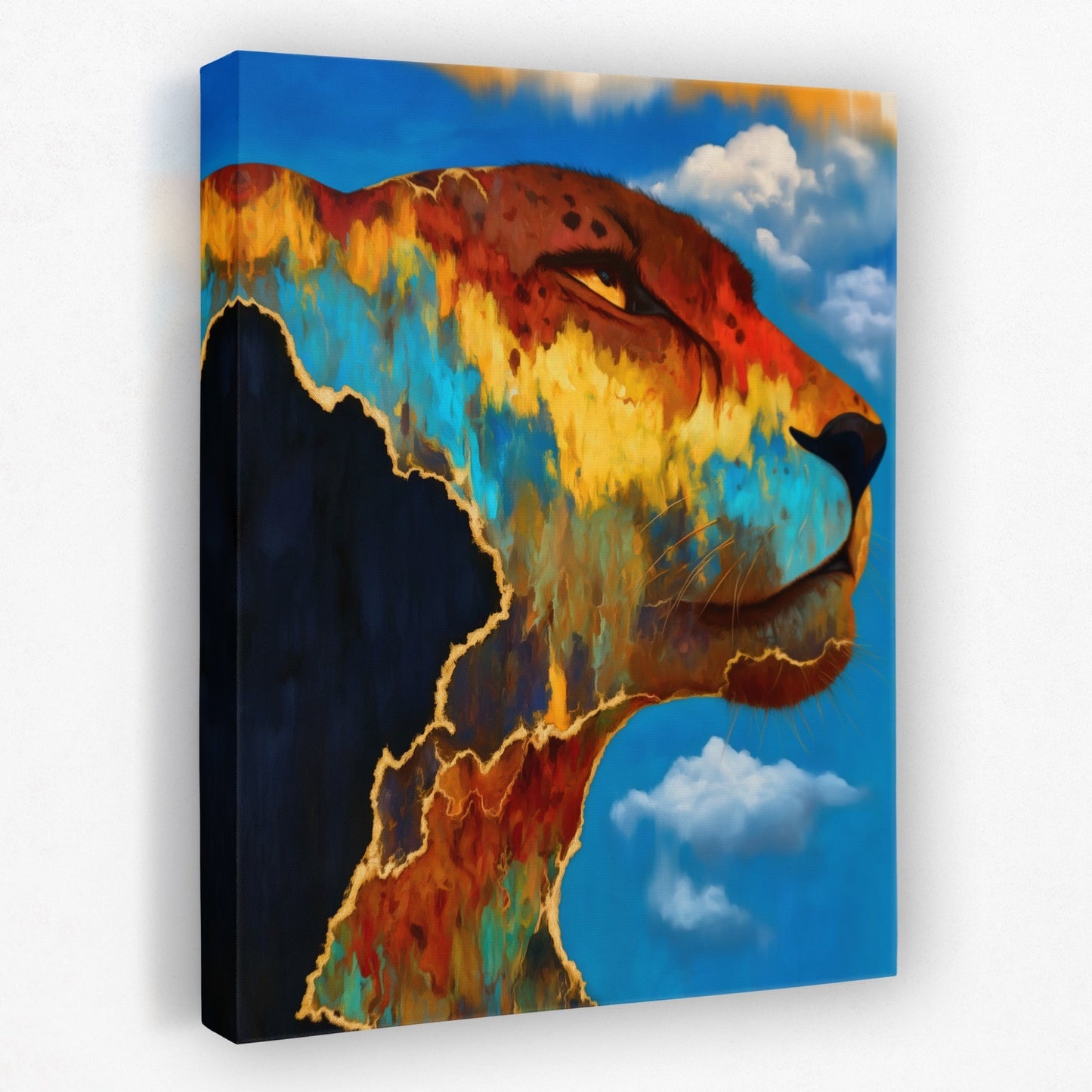 Cheetah Cloudscape Rising