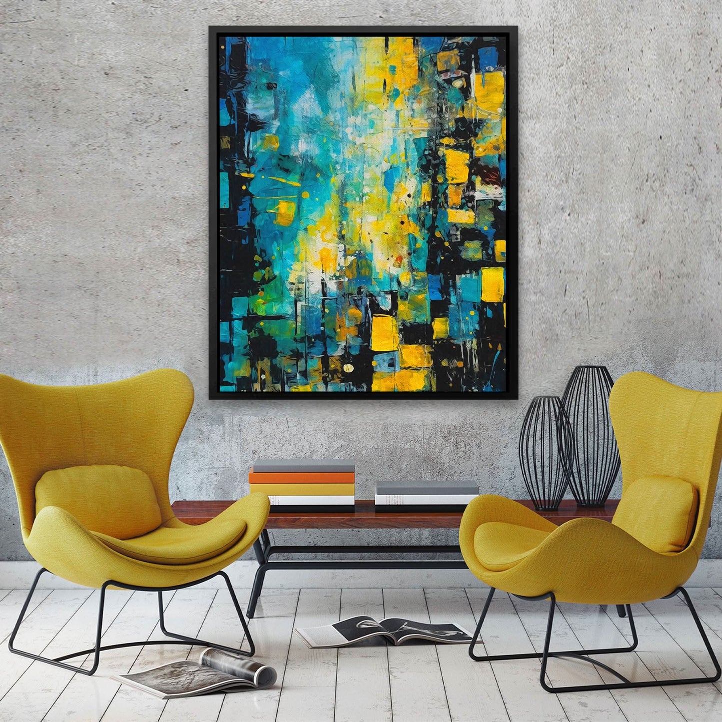 Chemical Reaction - Framed Wall Art