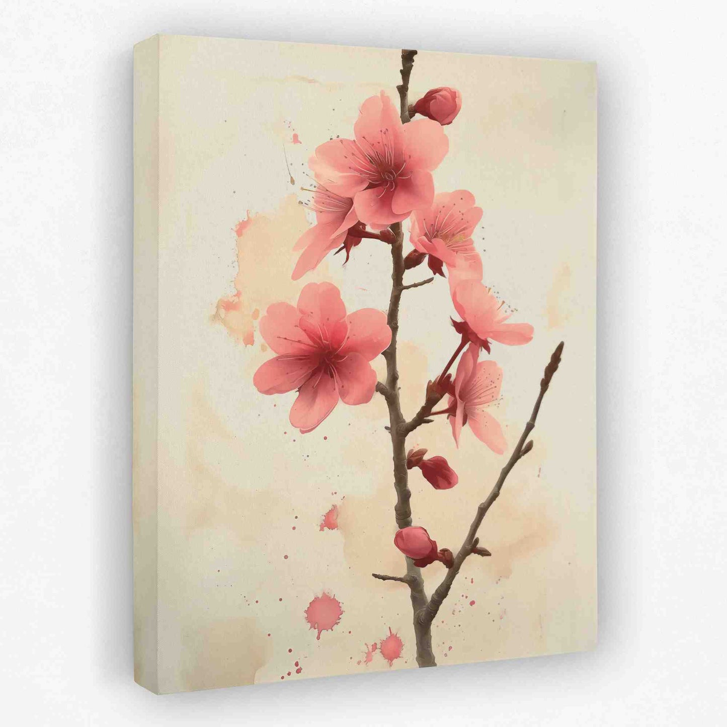 Cherry Blossom Branch - Cherry Blossom Canvas Wall Art
