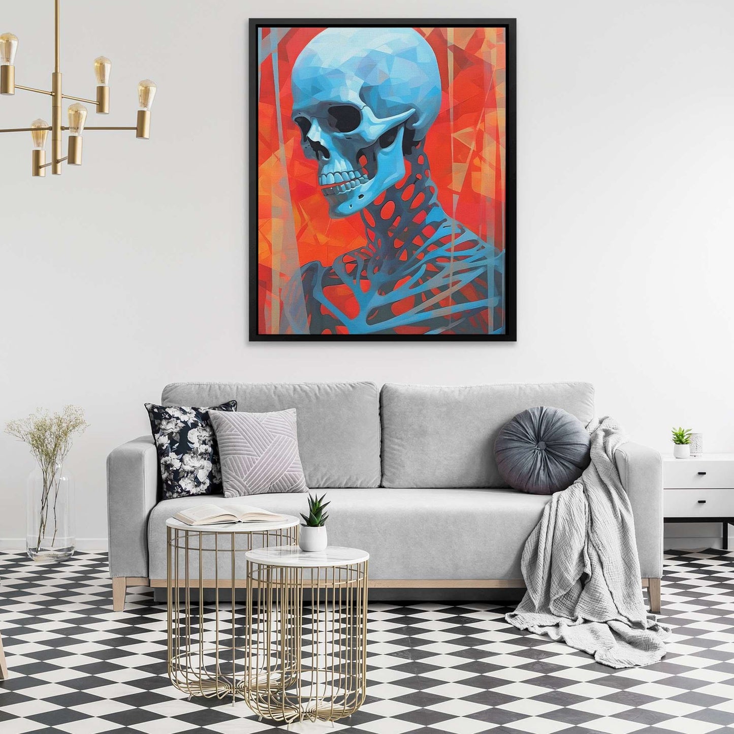 Cherry Corpse - Gothic Wall Art Print