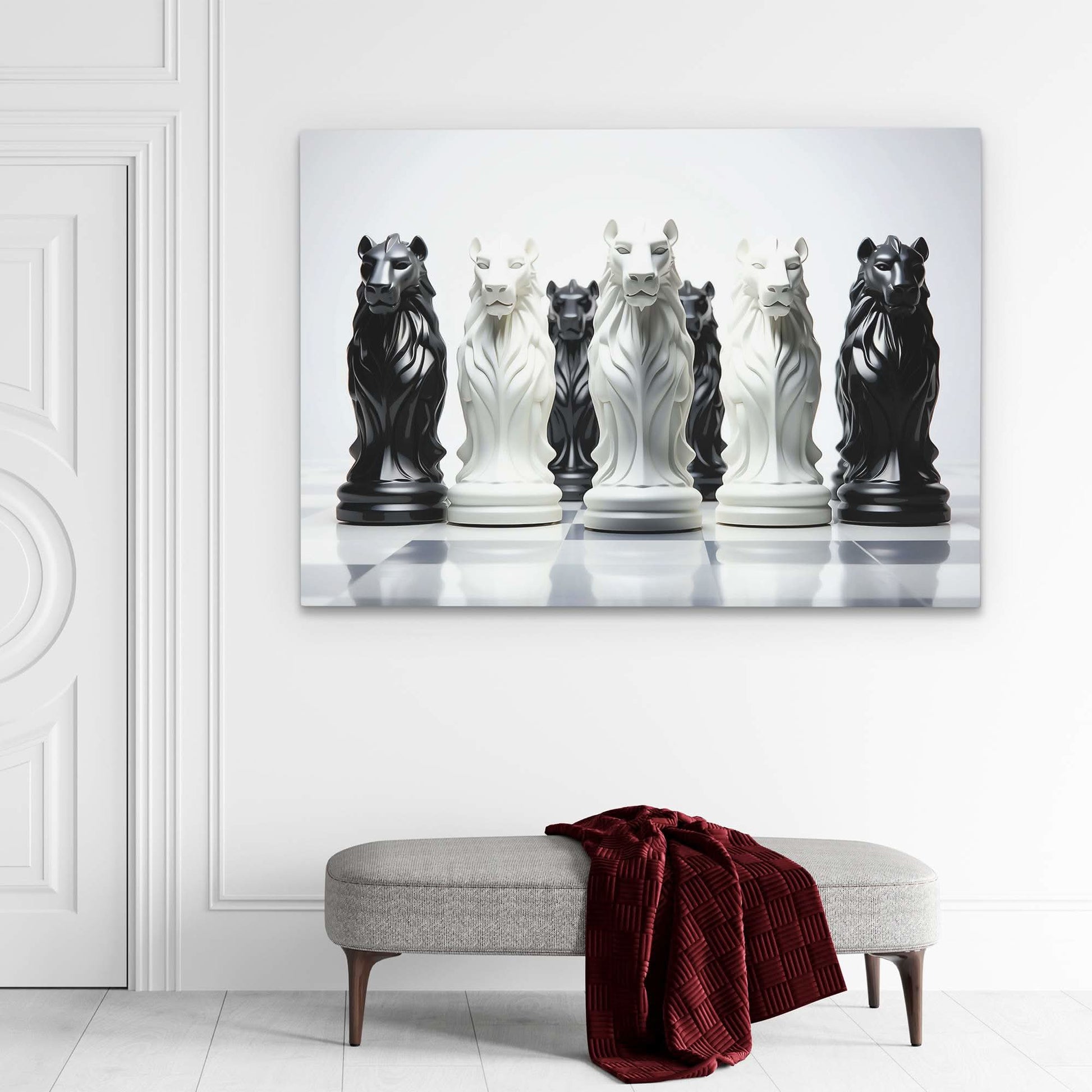 Chess Pride - Wall Art in Black Frame