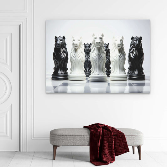 Chess Pride - Wall Art in Black Frame