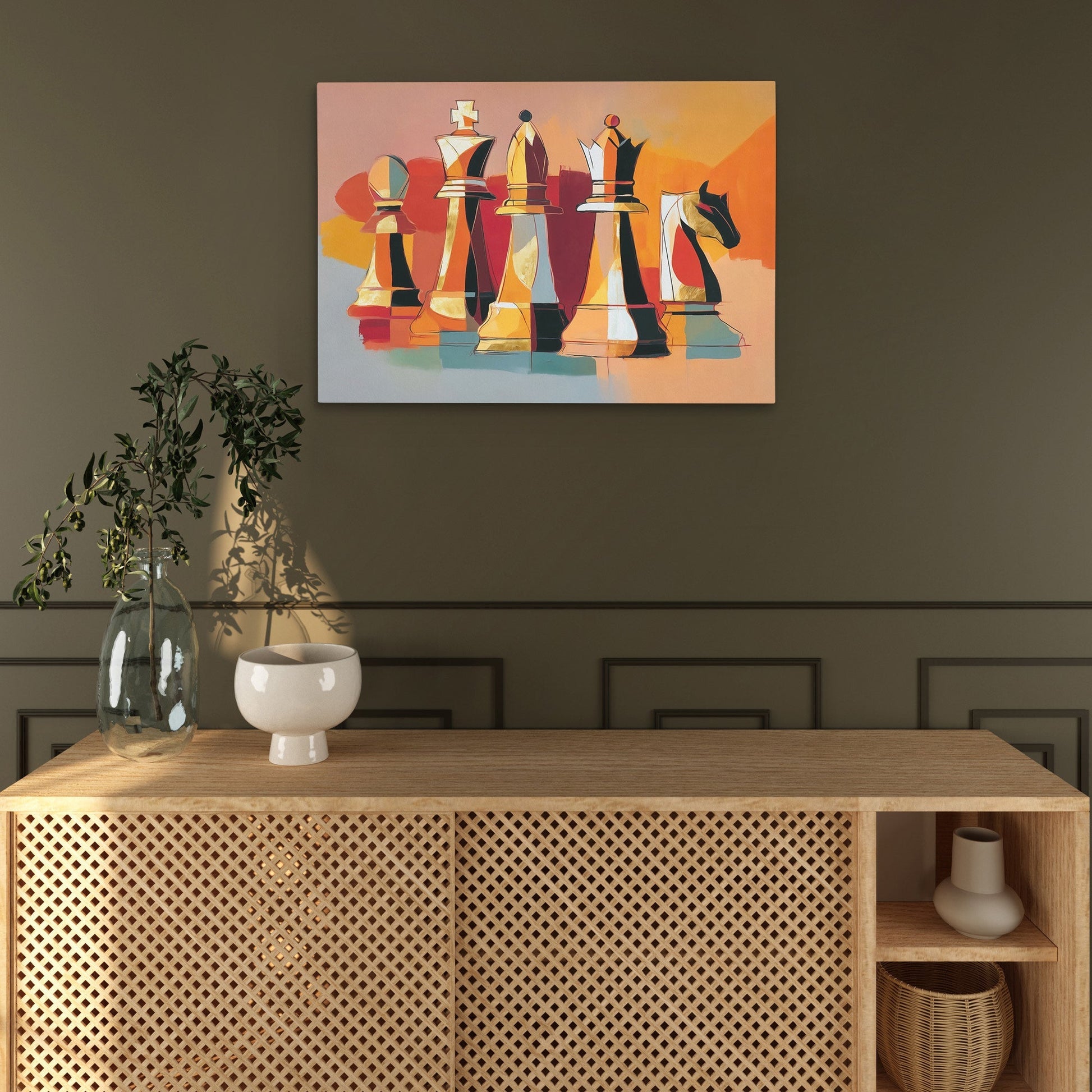 Chess Strategy Unveiled - Luxury Wall Art