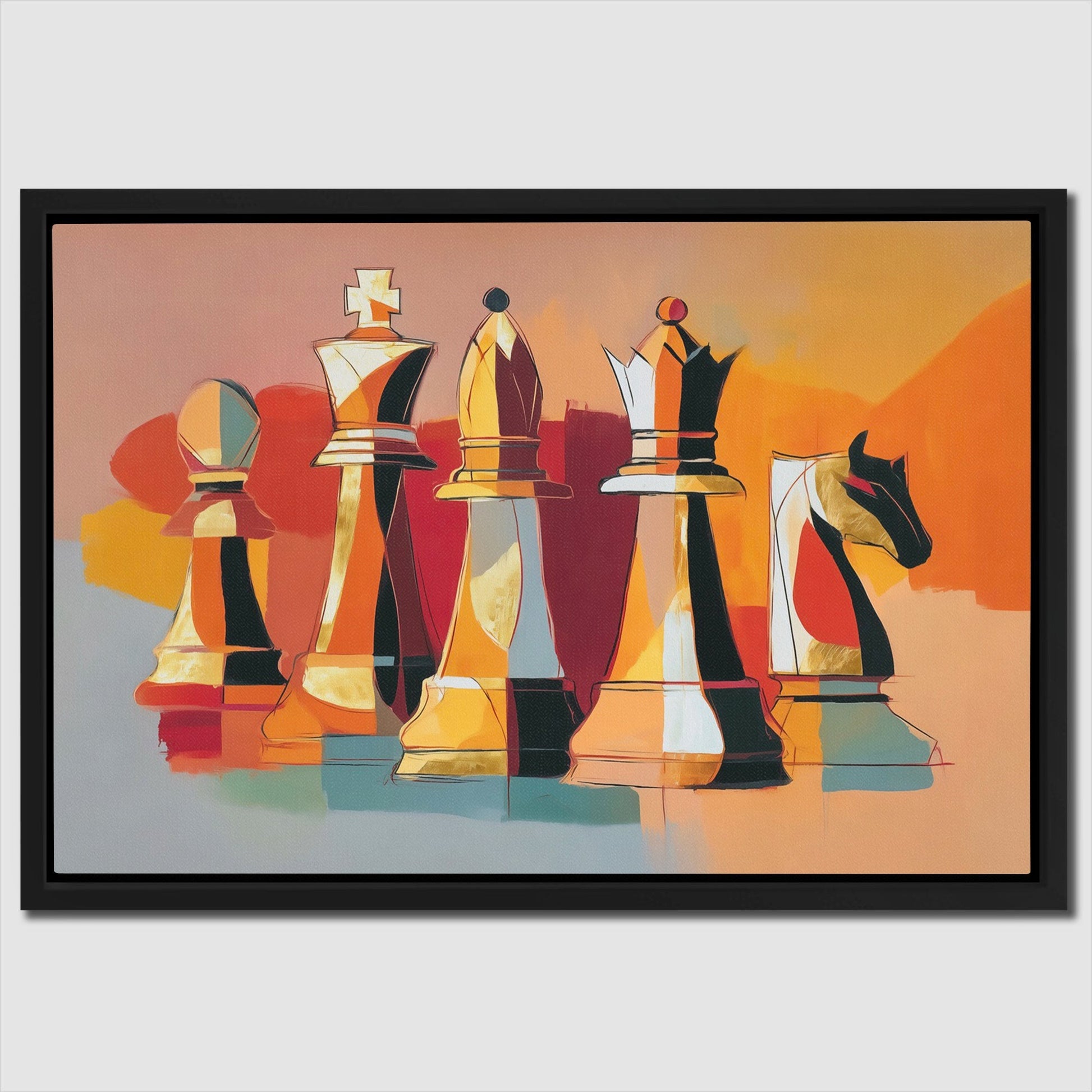 Chess Strategy Unveiled - Luxury Wall Art