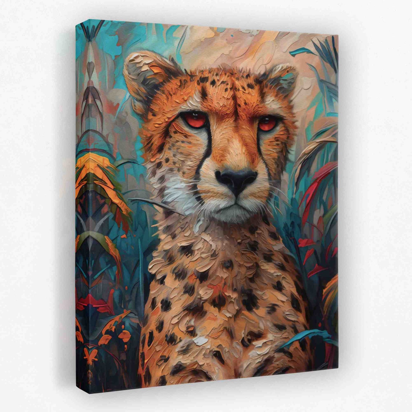 Chilling Cheetah - Animals Canvas Wall Art