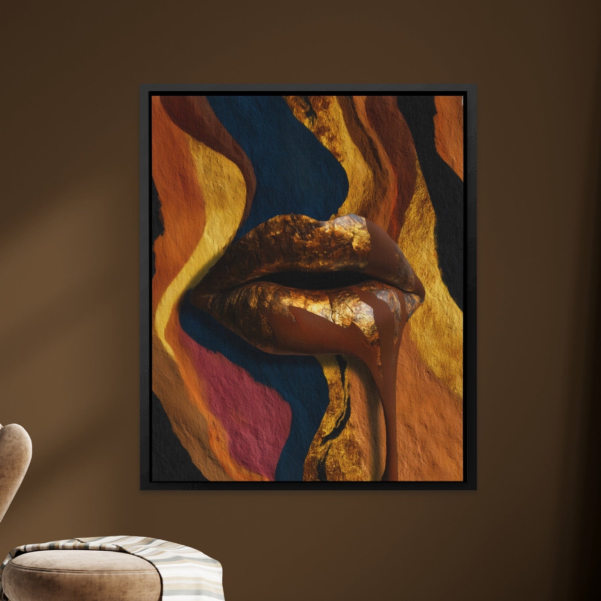 Chocolate Drip Lips