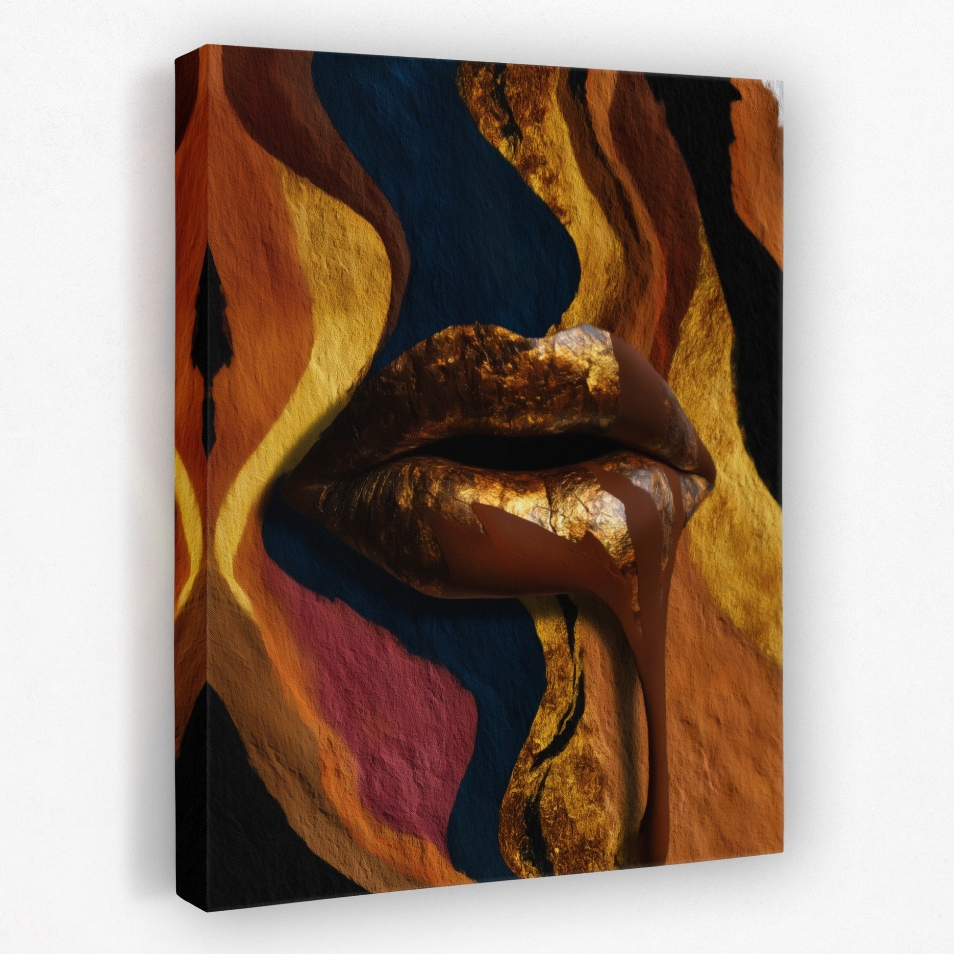 Chocolate Drip Lips