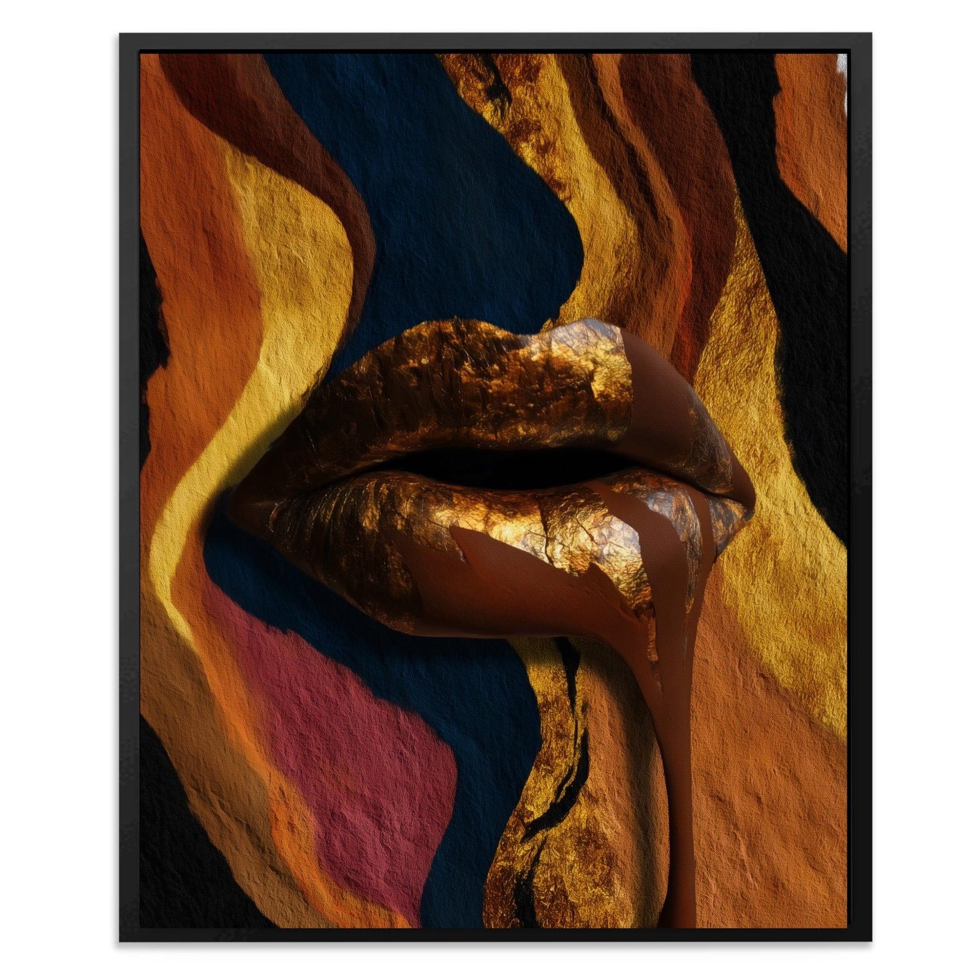 Chocolate Drip Lips
