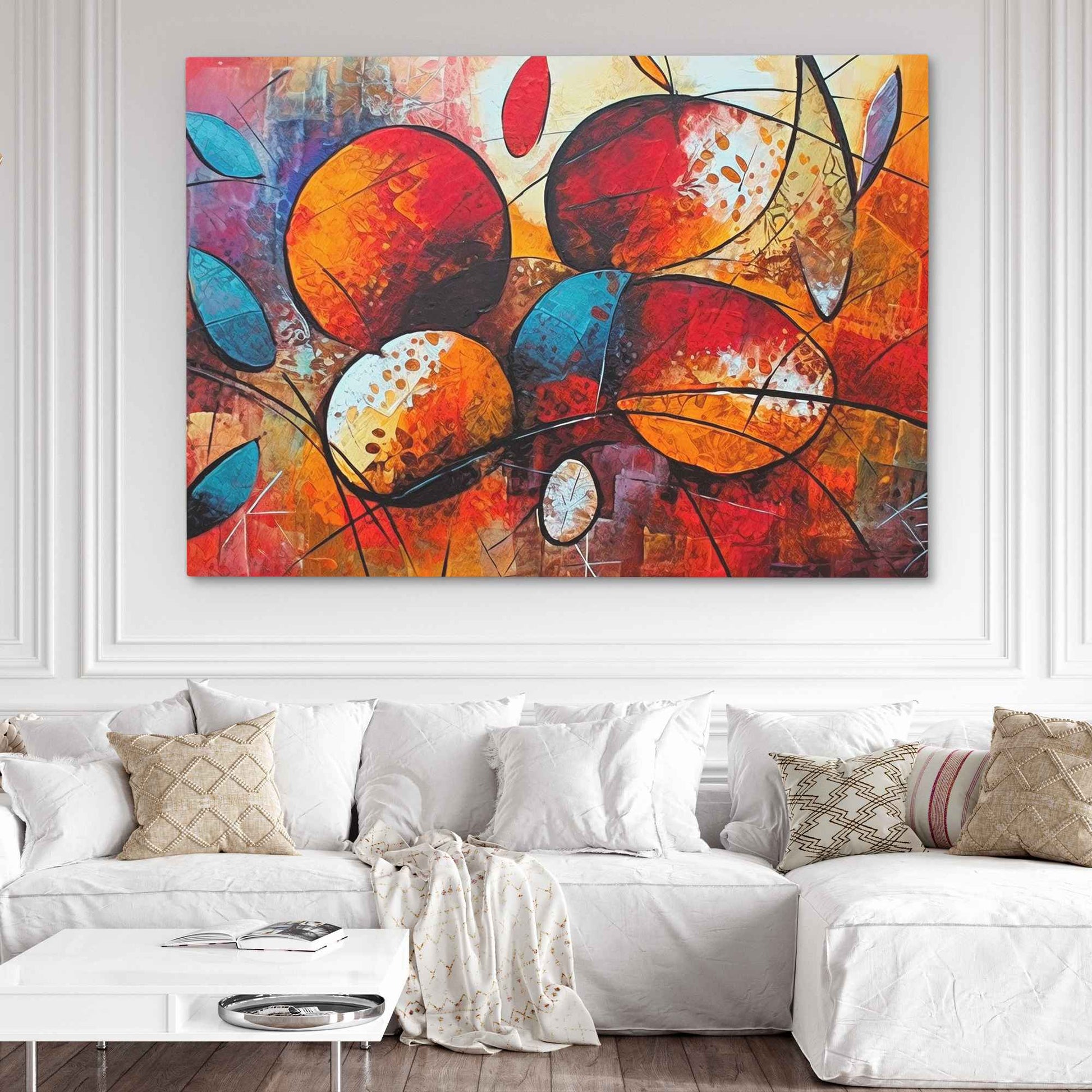 Chromatic Cadence - Framed Wall Art