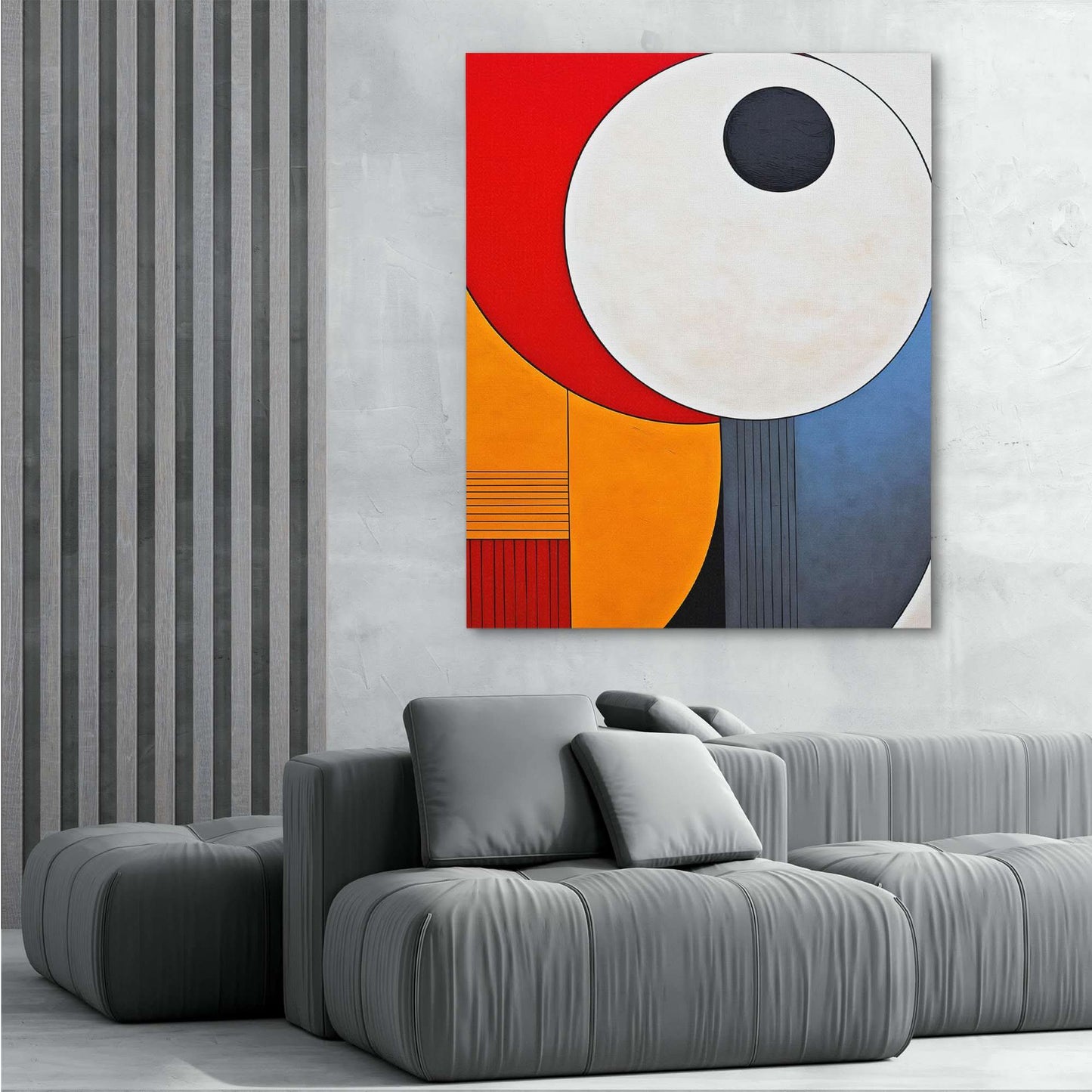 Circling Colors - Vertical Art