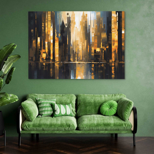 City's Horizon - New York Canvas Wall Art
