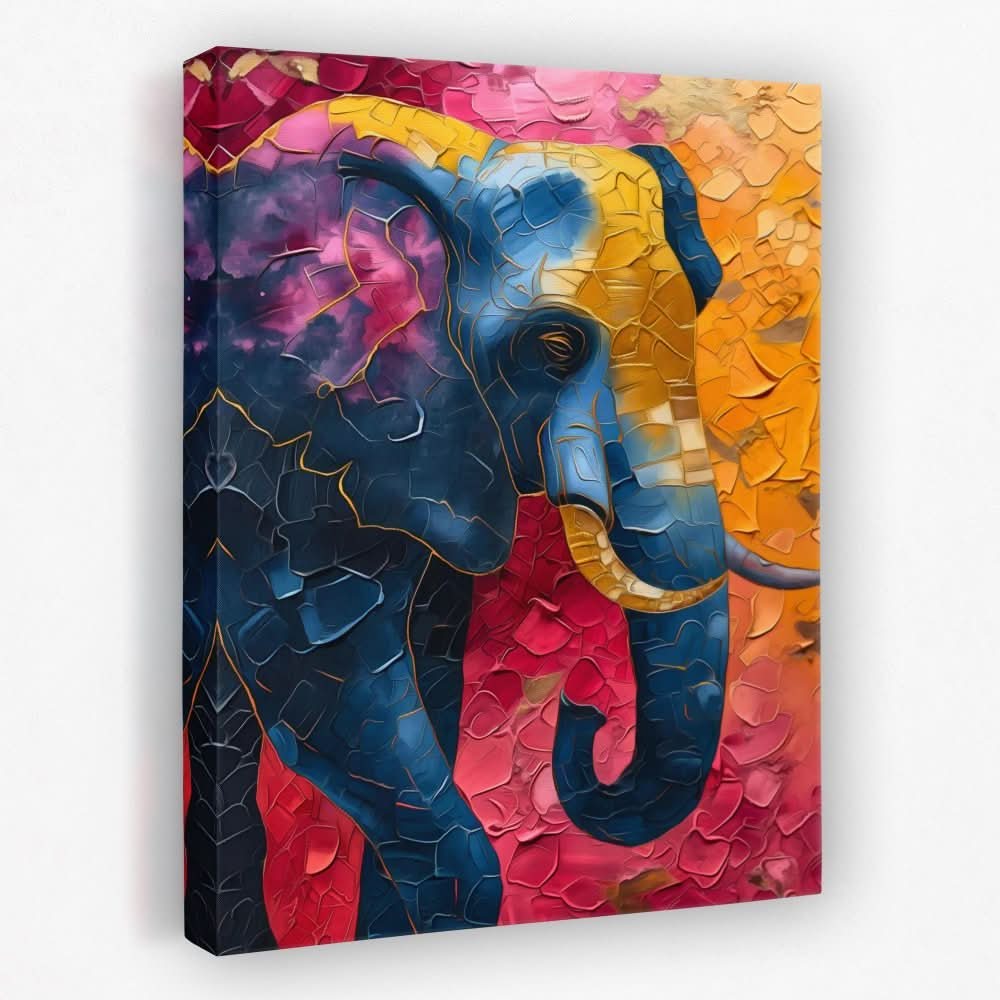 Classic Elephant - Animals Canvas Wall Art