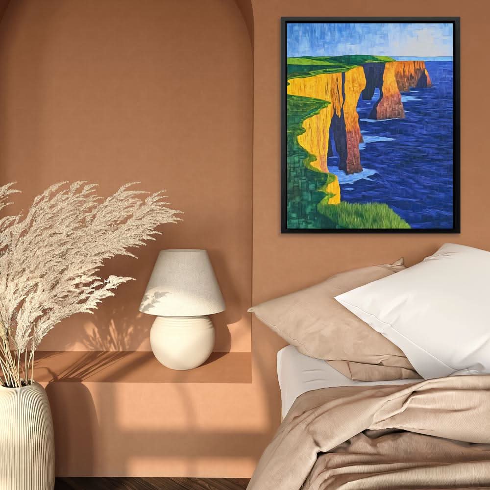 Cliffs of Serenity - Coastal Art for Living Room