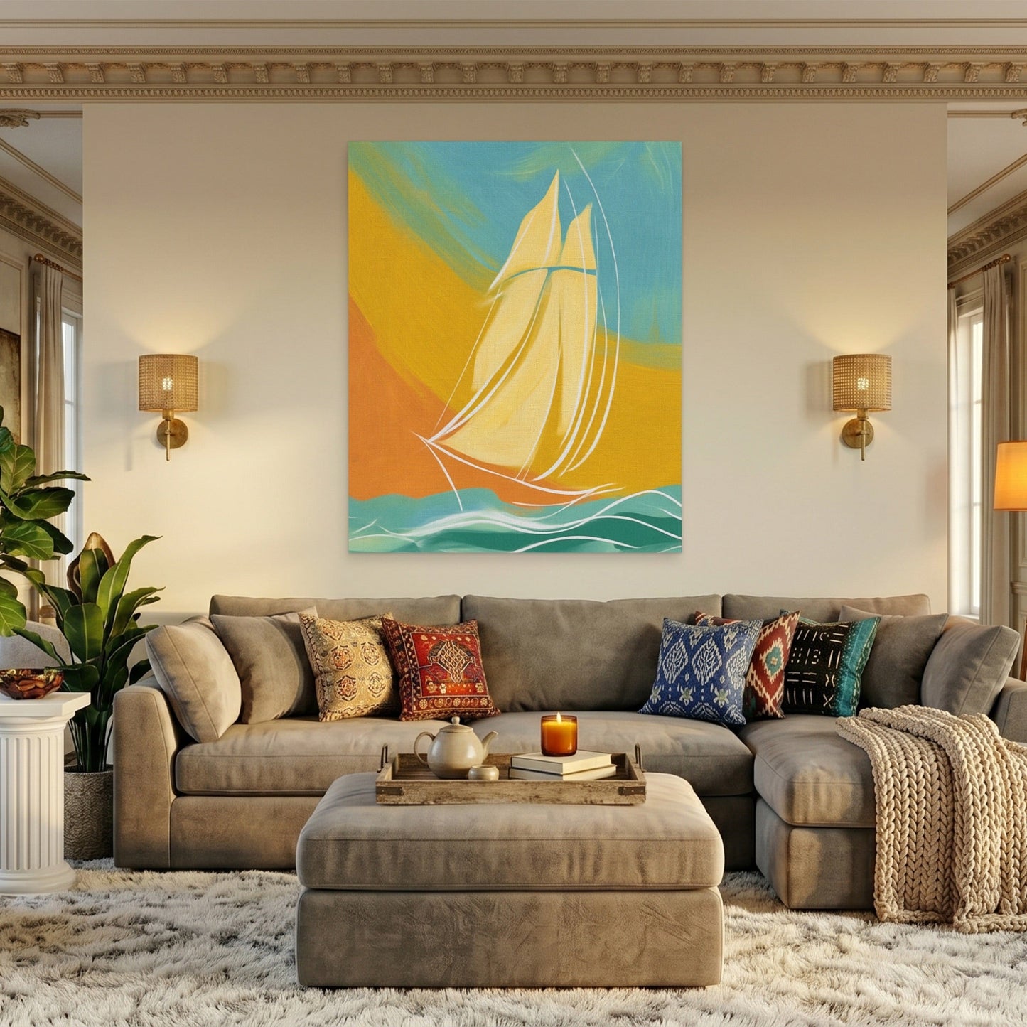 Clipper Ship Gliding