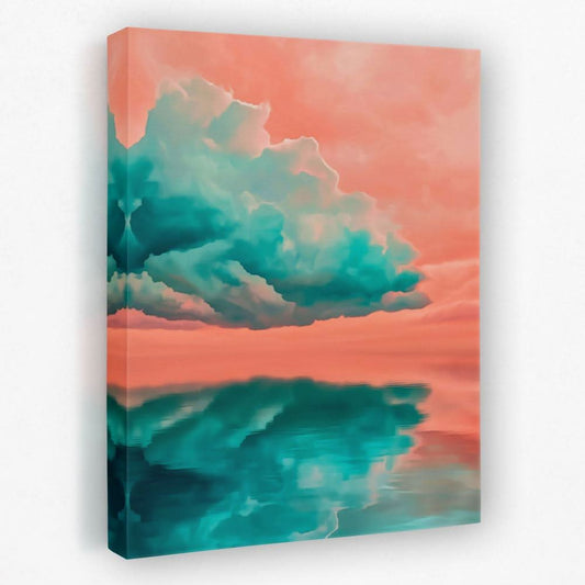 Cloud Mirror - Nature Canvas Wall Art