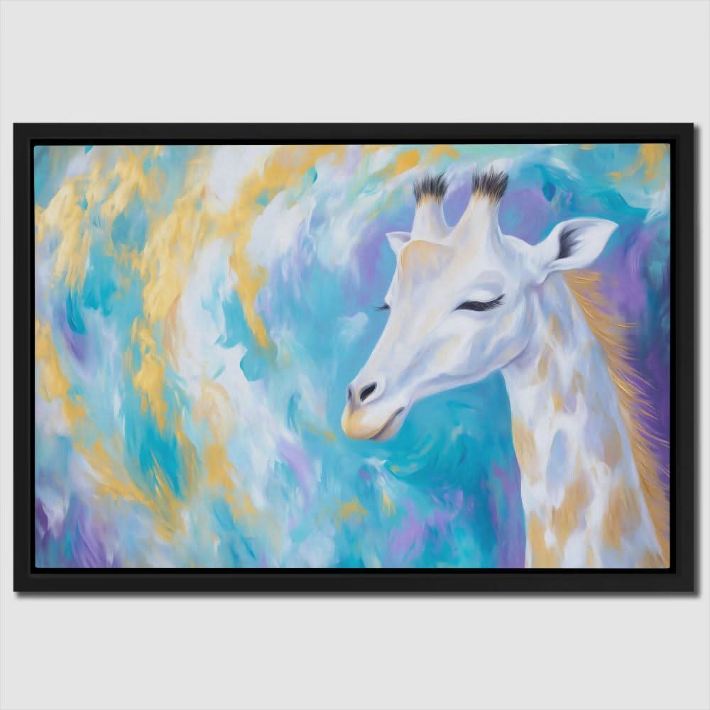 Cloudwalker Giraffe - Baby Animal Art for Nursery