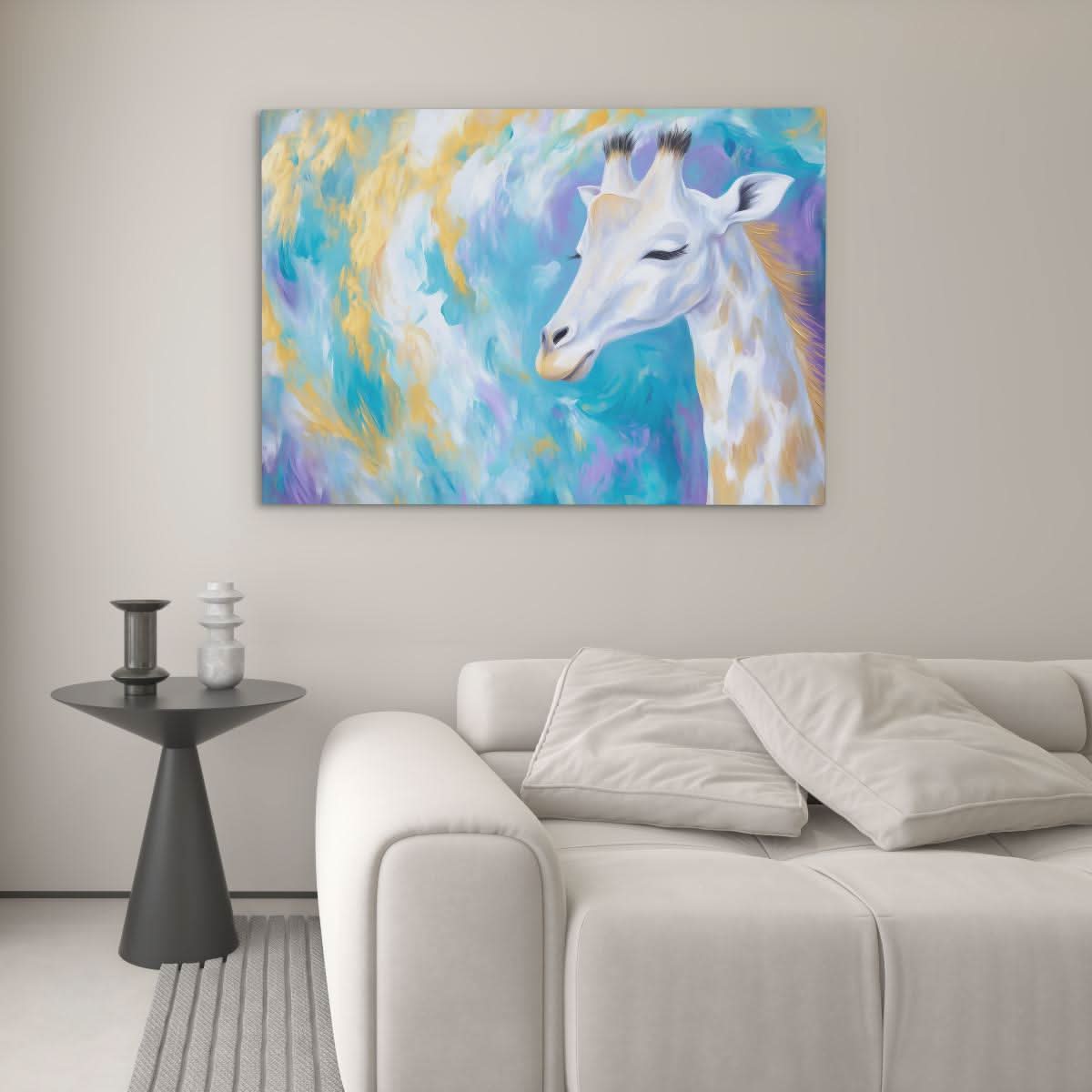 Cloudwalker Giraffe - Large Canvas Print