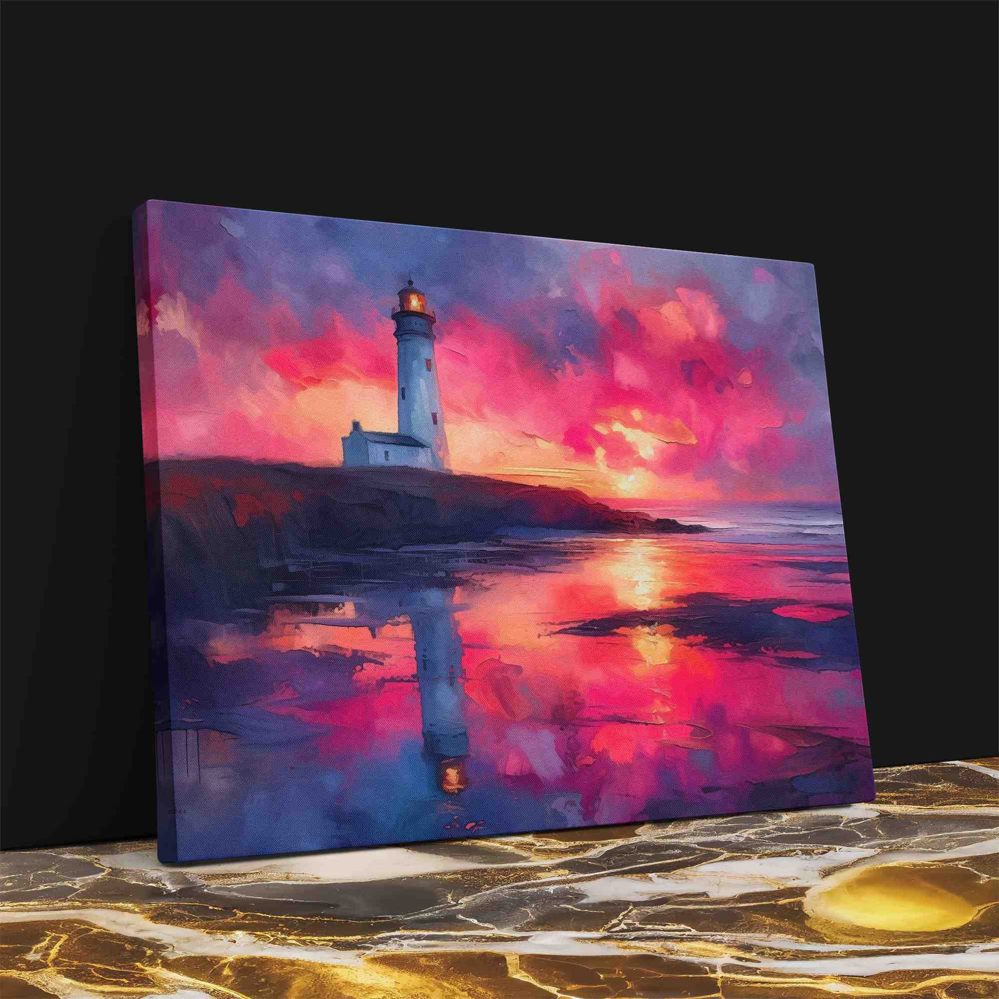Coastal Beacon - Framed Art Print