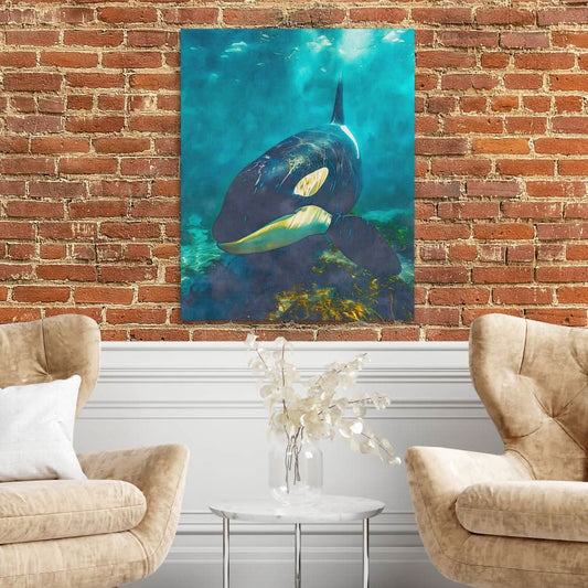 Coastal Charm - Modern Wall Art in Black Frame